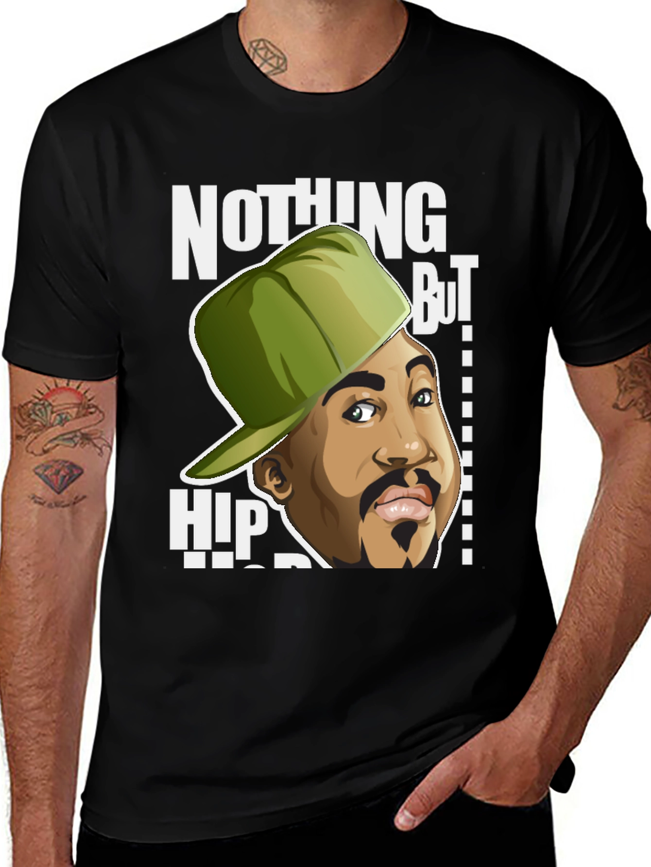 Variant 14 of Hip Hop T-Shirt -  Nothing But Graphic Tee