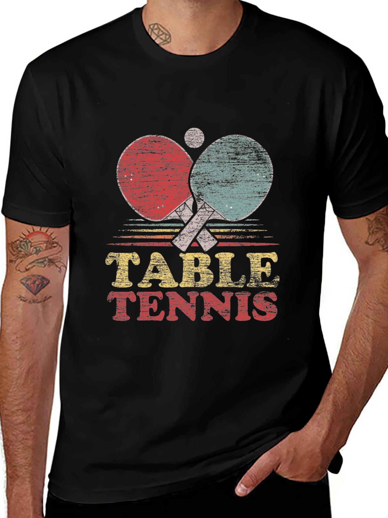 Variant 4 of Retro Table Tennis T-Shirt