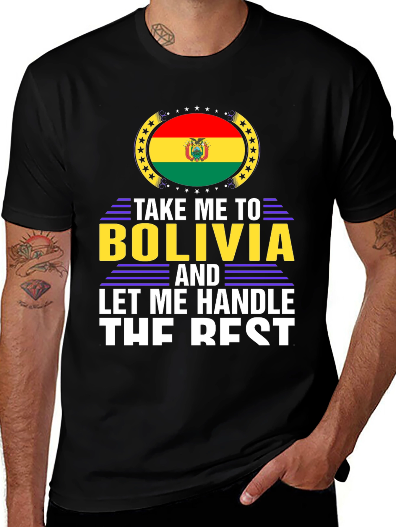 Variant 2 of Take Me To Bolivia Graphic Tee