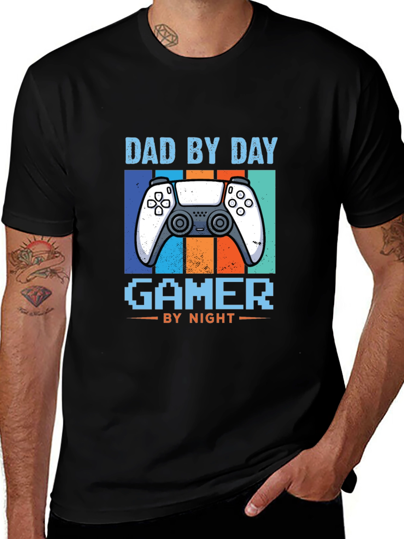 Dad By Day Gamer By Night T-Shirt
