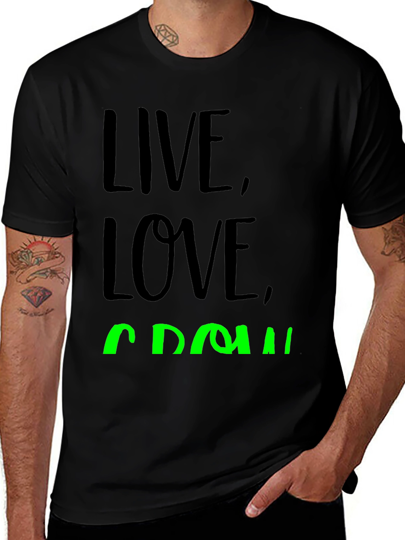 Variant 17 of Live, Love, Donate T-Shirt