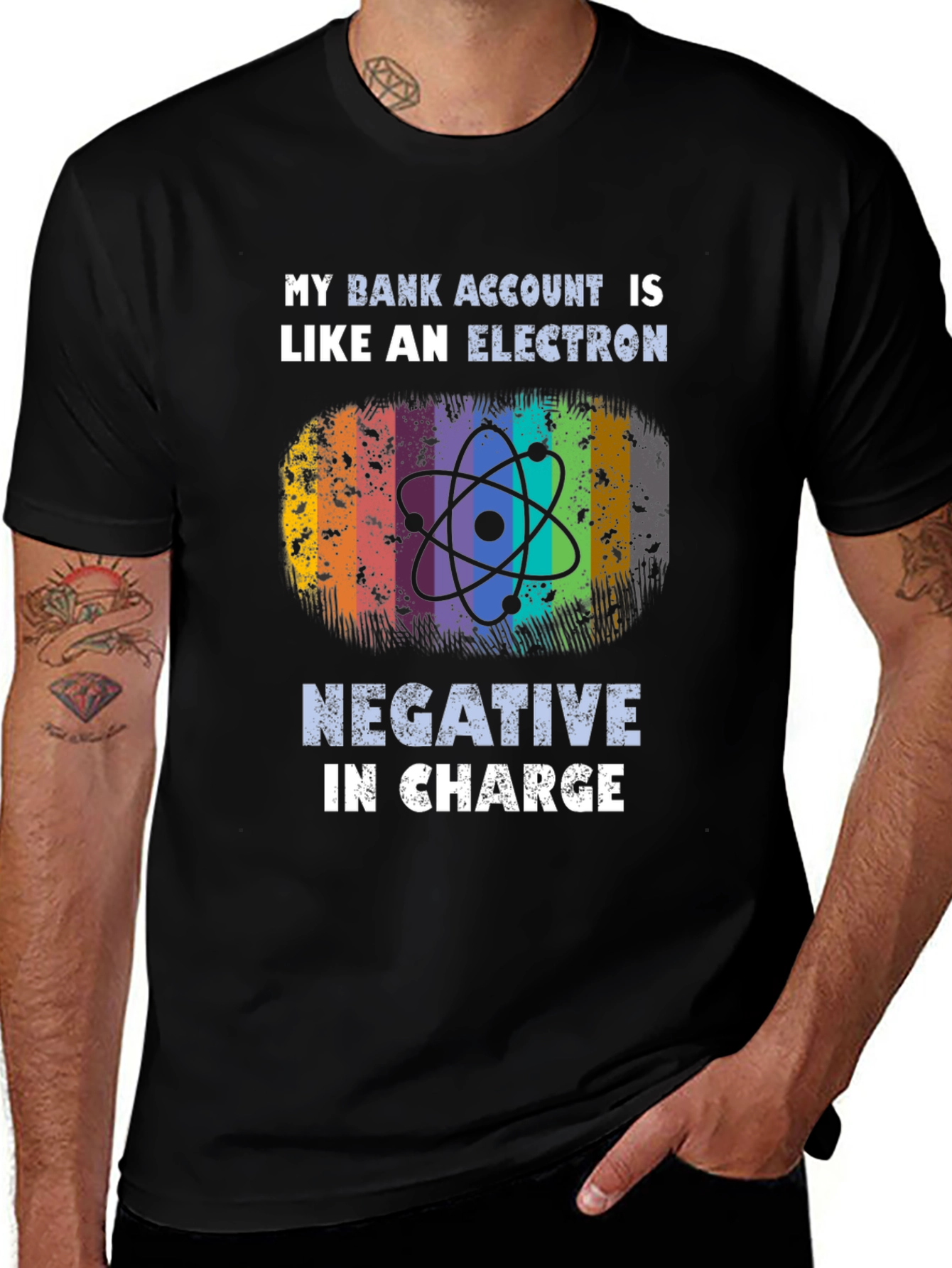 Variant 15 of My Bank Account is Like an Electron T-Shirt