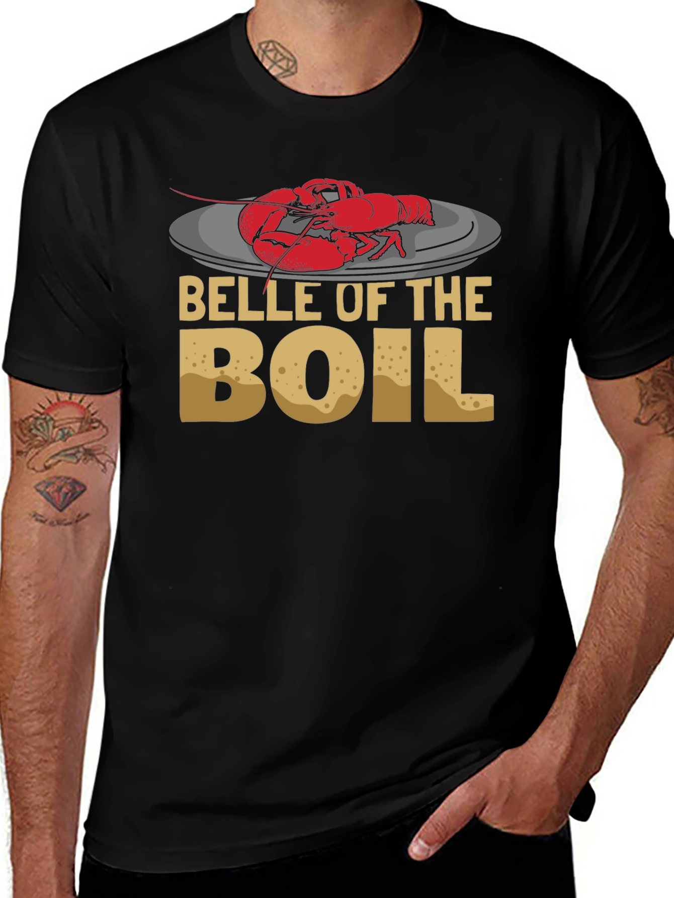 Black Belle of the Boil Lobster T-Shirt main image