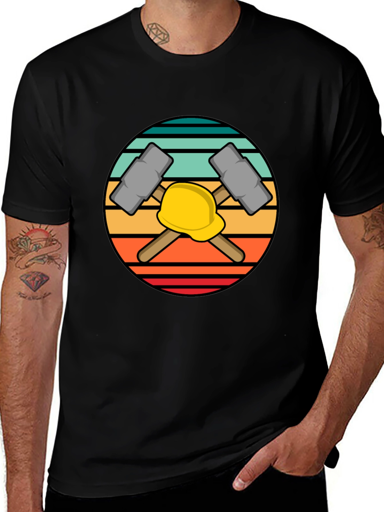 Variant 18 of Retro Miner T-Shirt - Mining Tools Tee