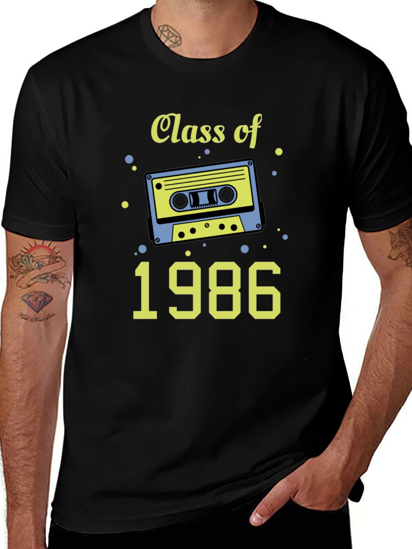 Variant 14 of Class of 1986 Cassette Tape T-Shirt