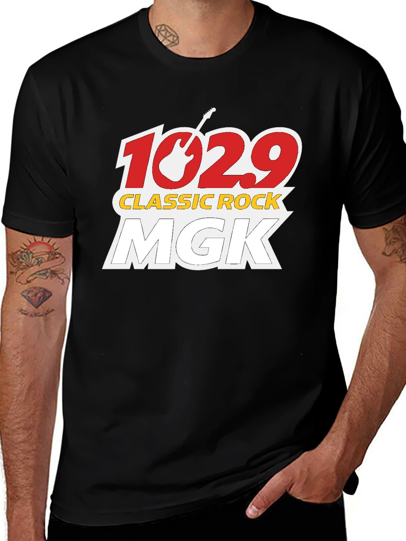 Classic Rock 102.9 MGK Black Tee