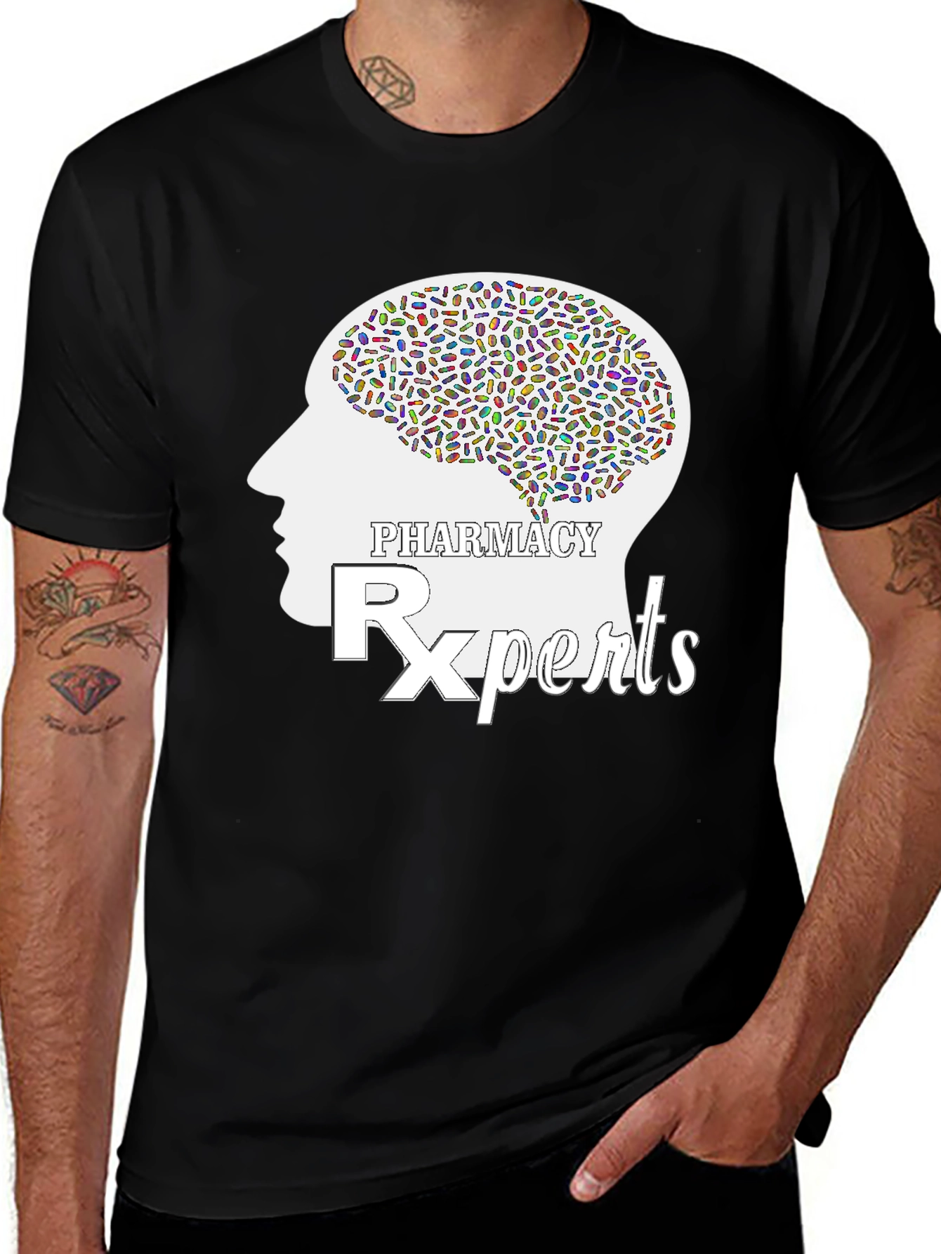 Variant 18 of Pharmacy Experts Brain Pills Graphic T-Shirt
