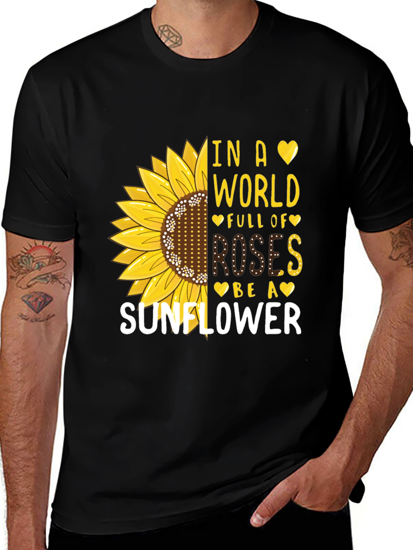 Variant 9 of Be A Sunflower T-Shirt