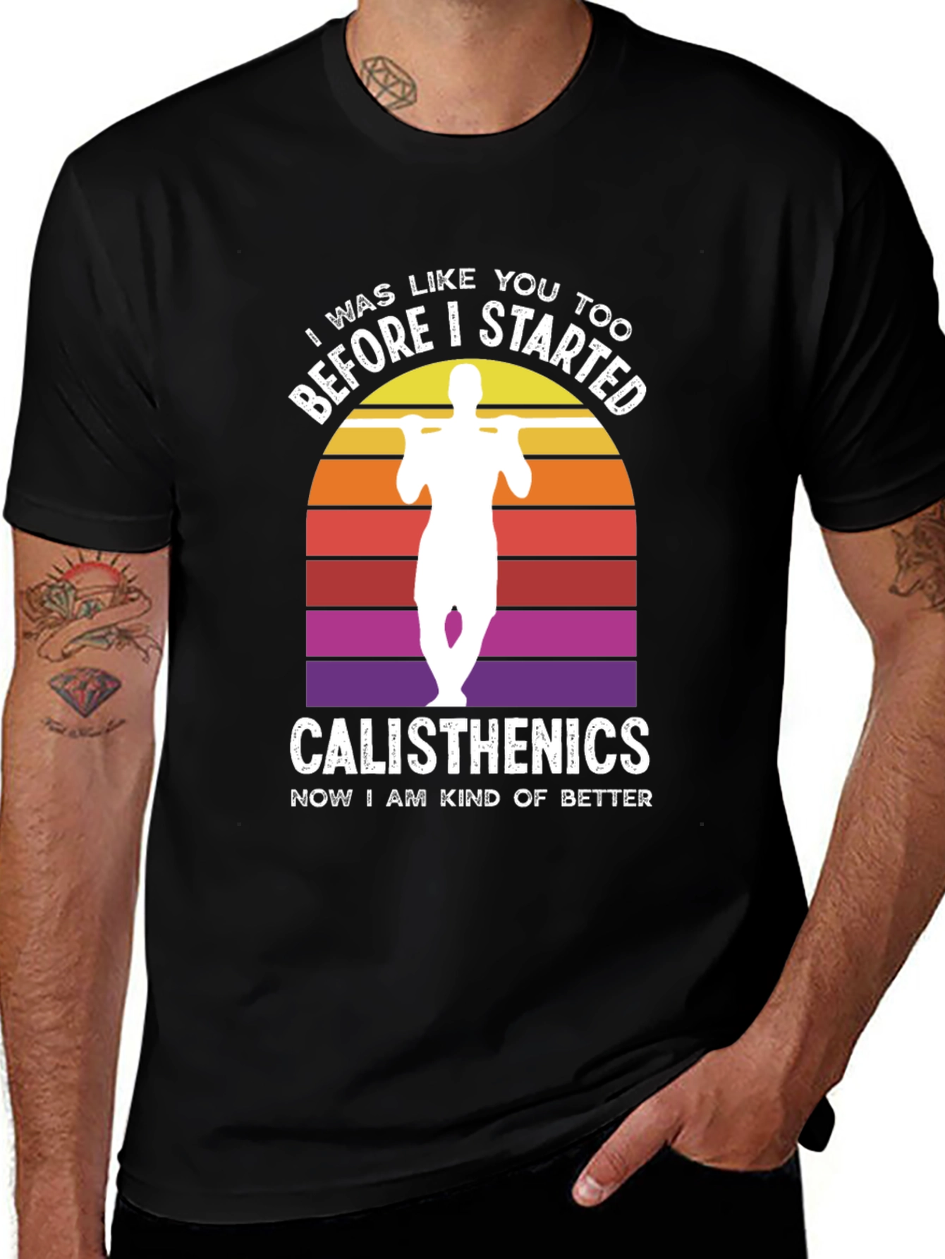 Variant 18 of Calisthenics T-Shirt - Before I Started