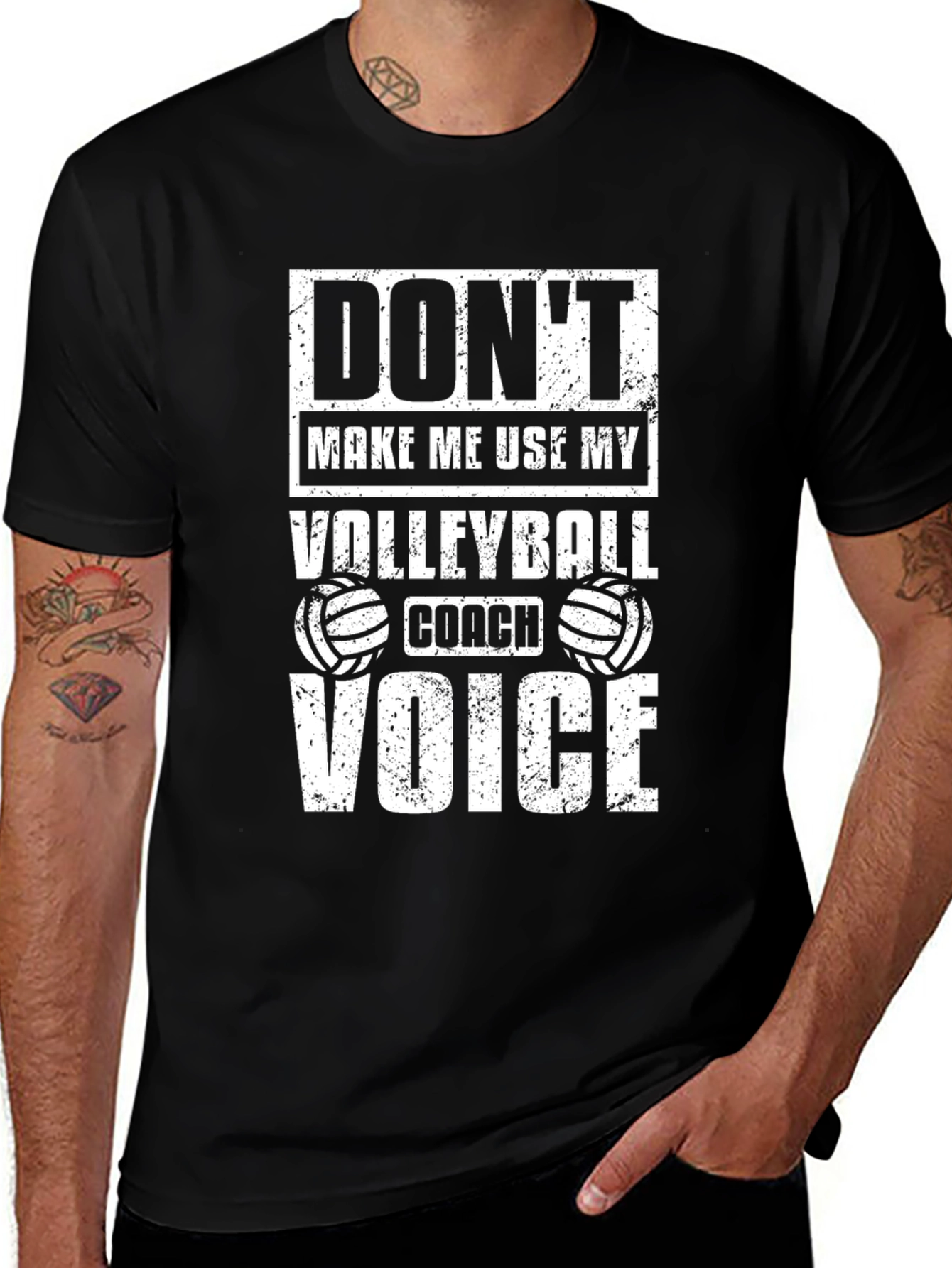 Variant 19 of Volleyball Coach Voice T-Shirt