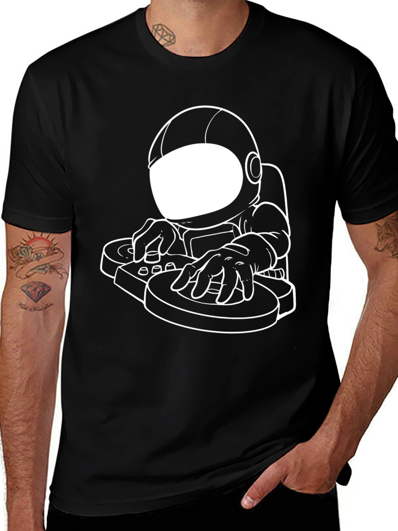 Variant 3 of DJ Astronaut T-Shirt - Space Beats
