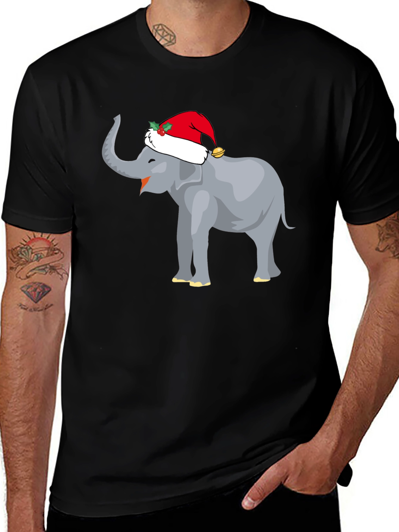 Variant 3 of Festive Elephant T-Shirt
