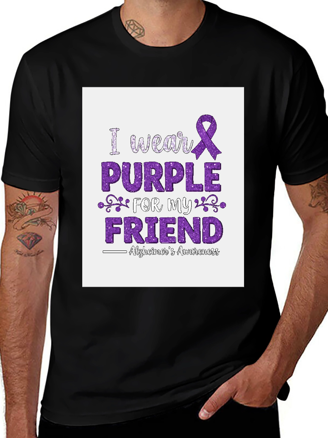 Purple Alzheimer's Awareness T-Shirt