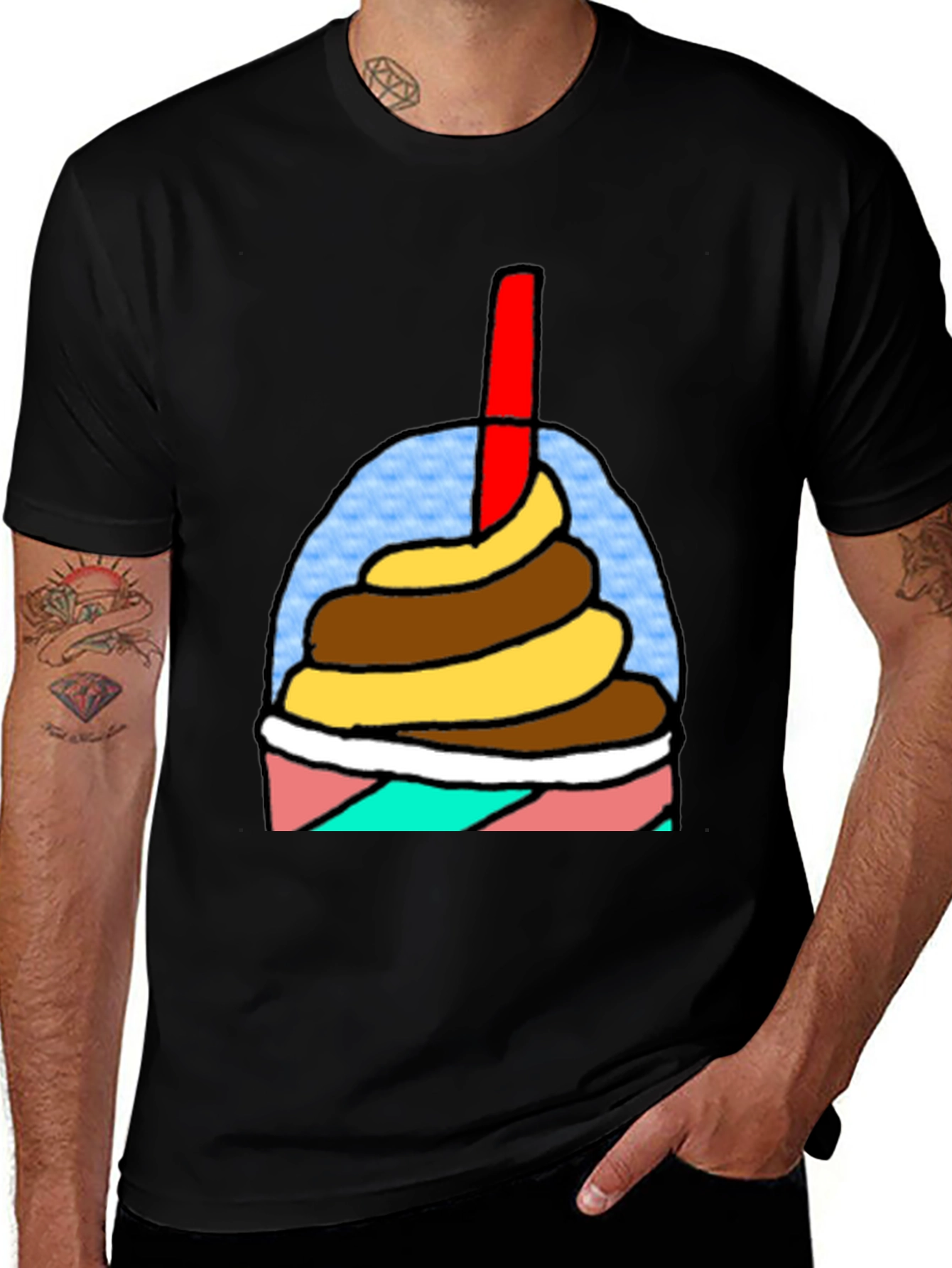 Variant 26 of Dessert Graphic T-Shirt