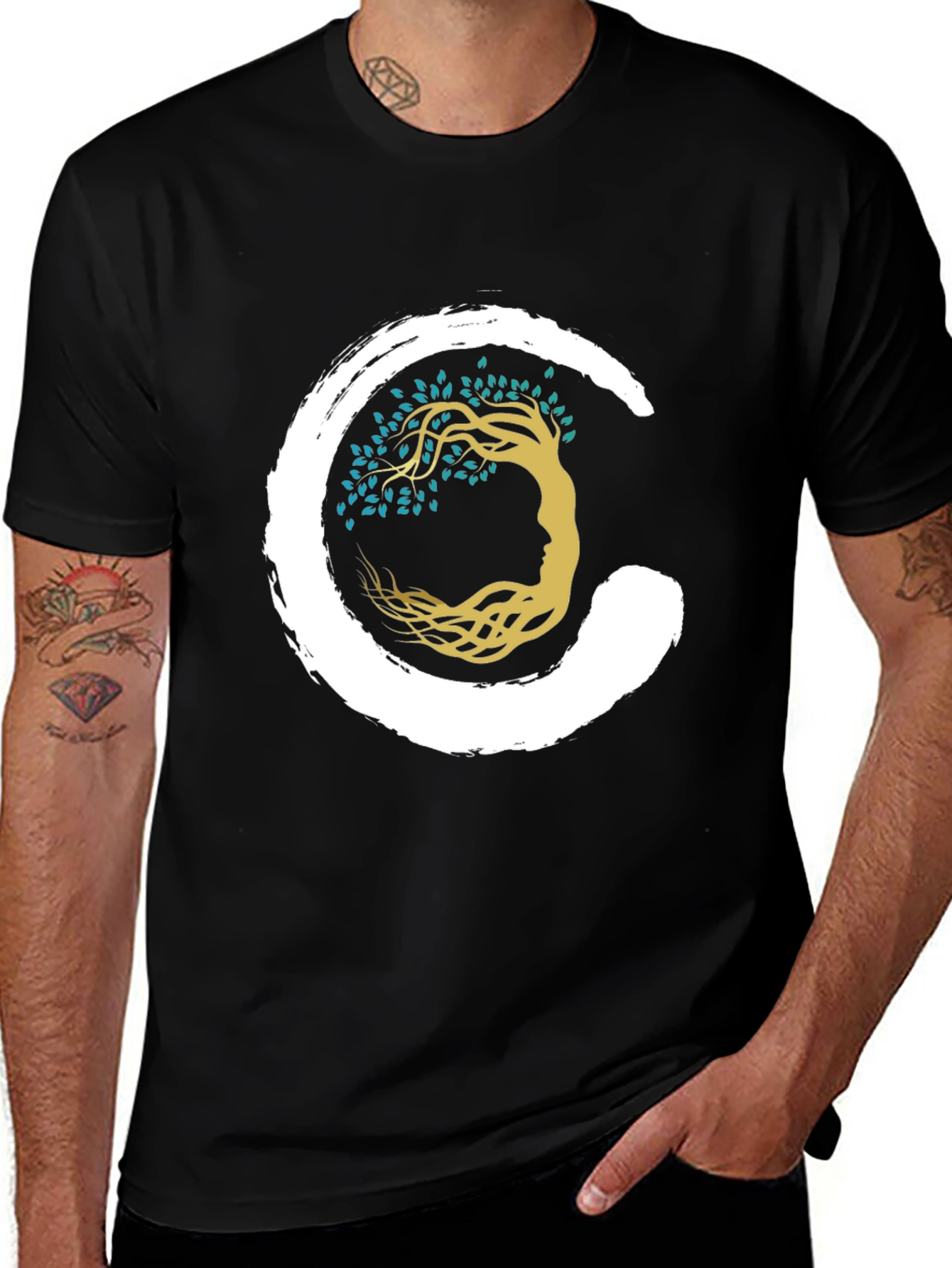 Variant 12 of Zen Tree of Life Graphic Tee