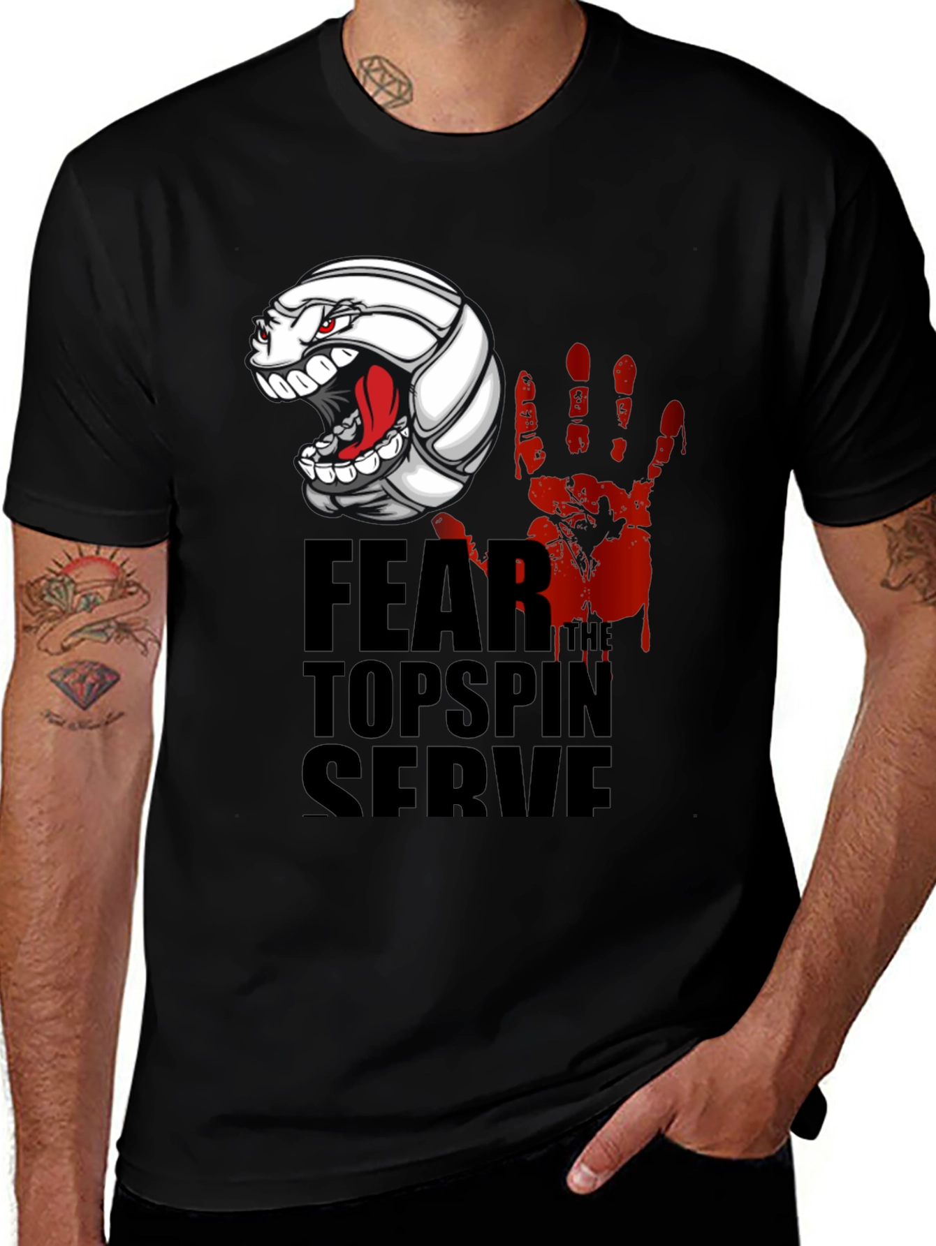 Fear the Topspin Serve Graphic T-Shirt