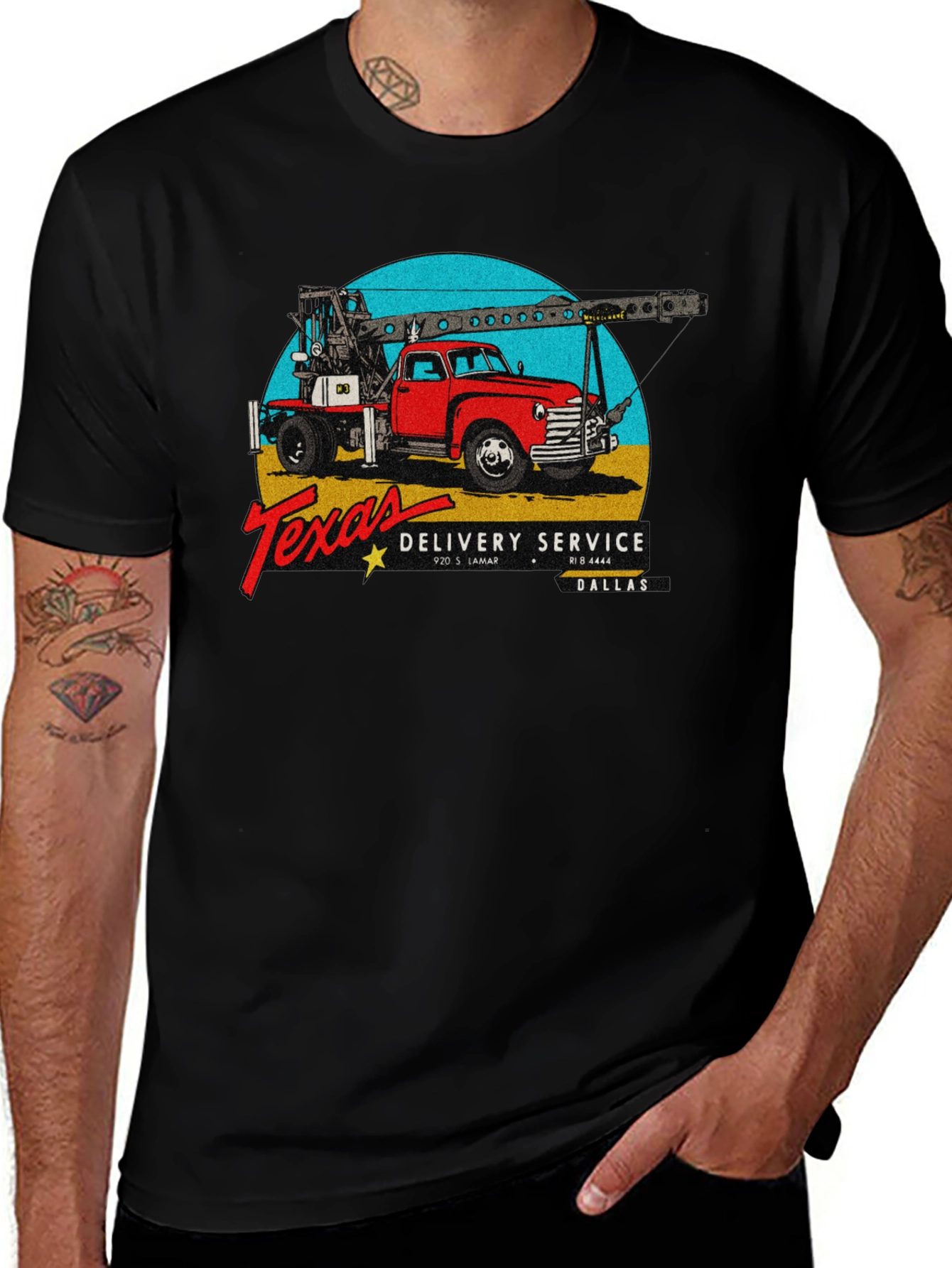 Texas Delivery Service Graphic Tee
