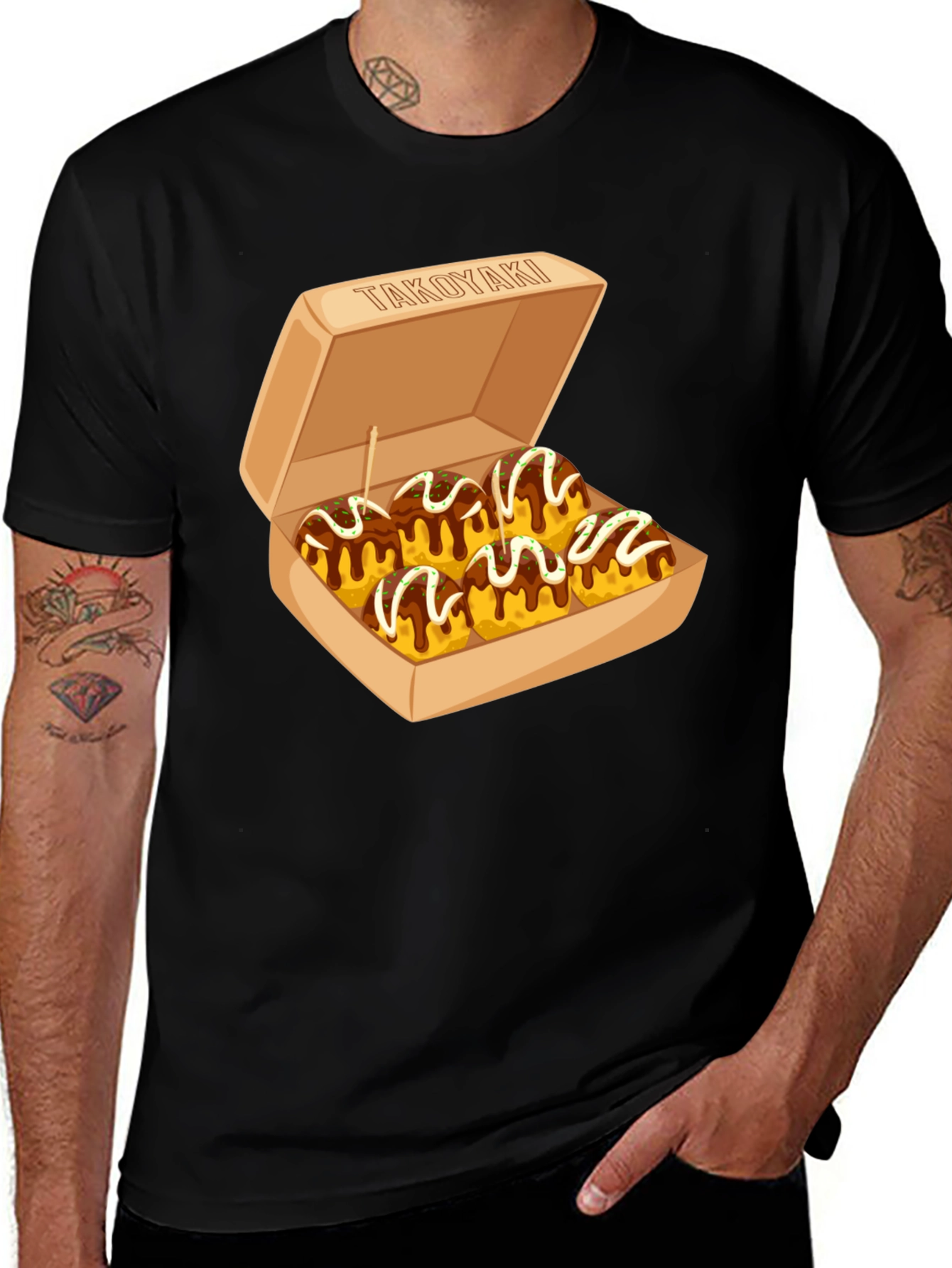Takoyaki Graphic Tee - Unique Food Lover's T-Shirt