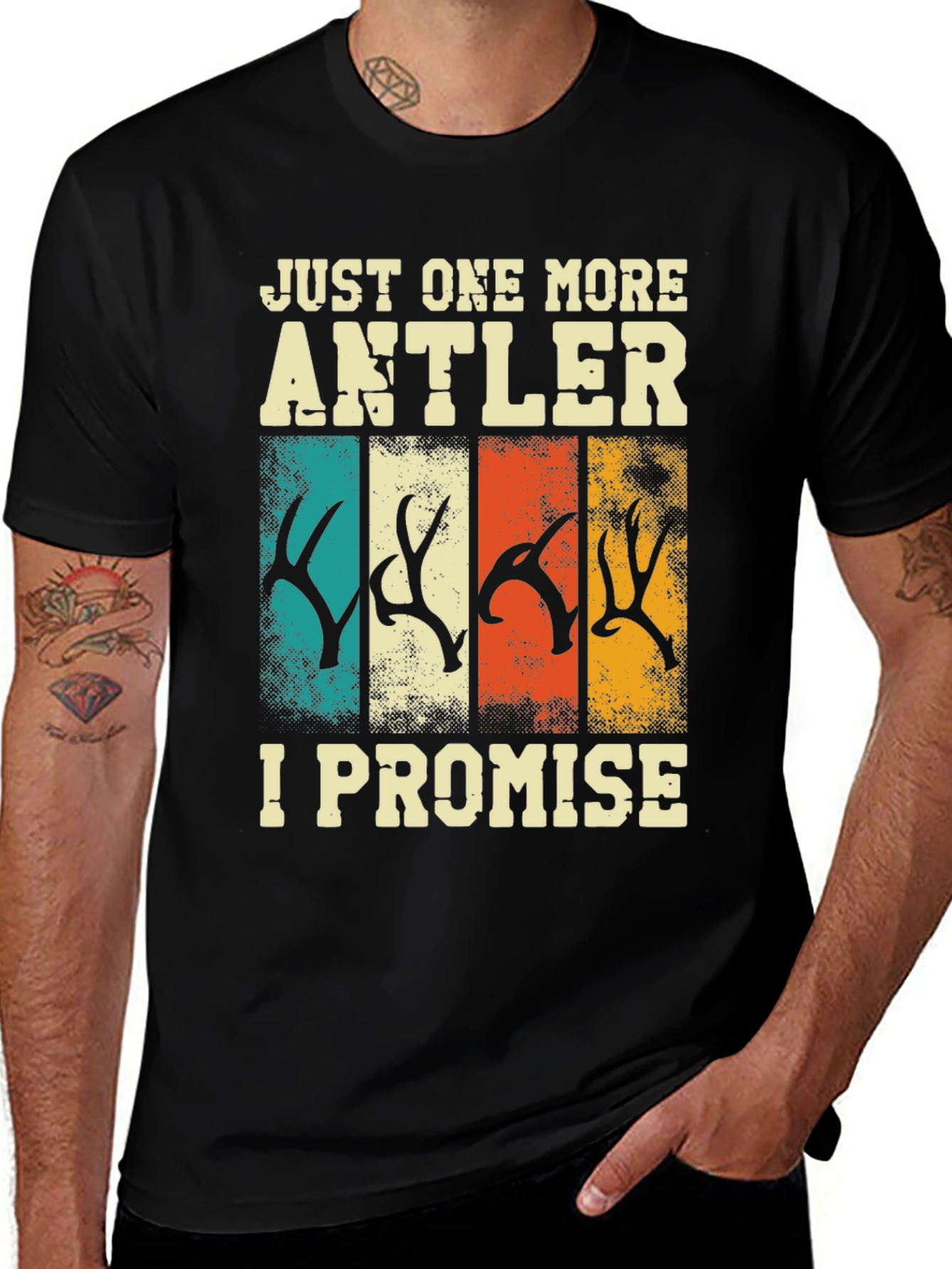Variant 3 of Just One More Antler T-Shirt Hunting Tee