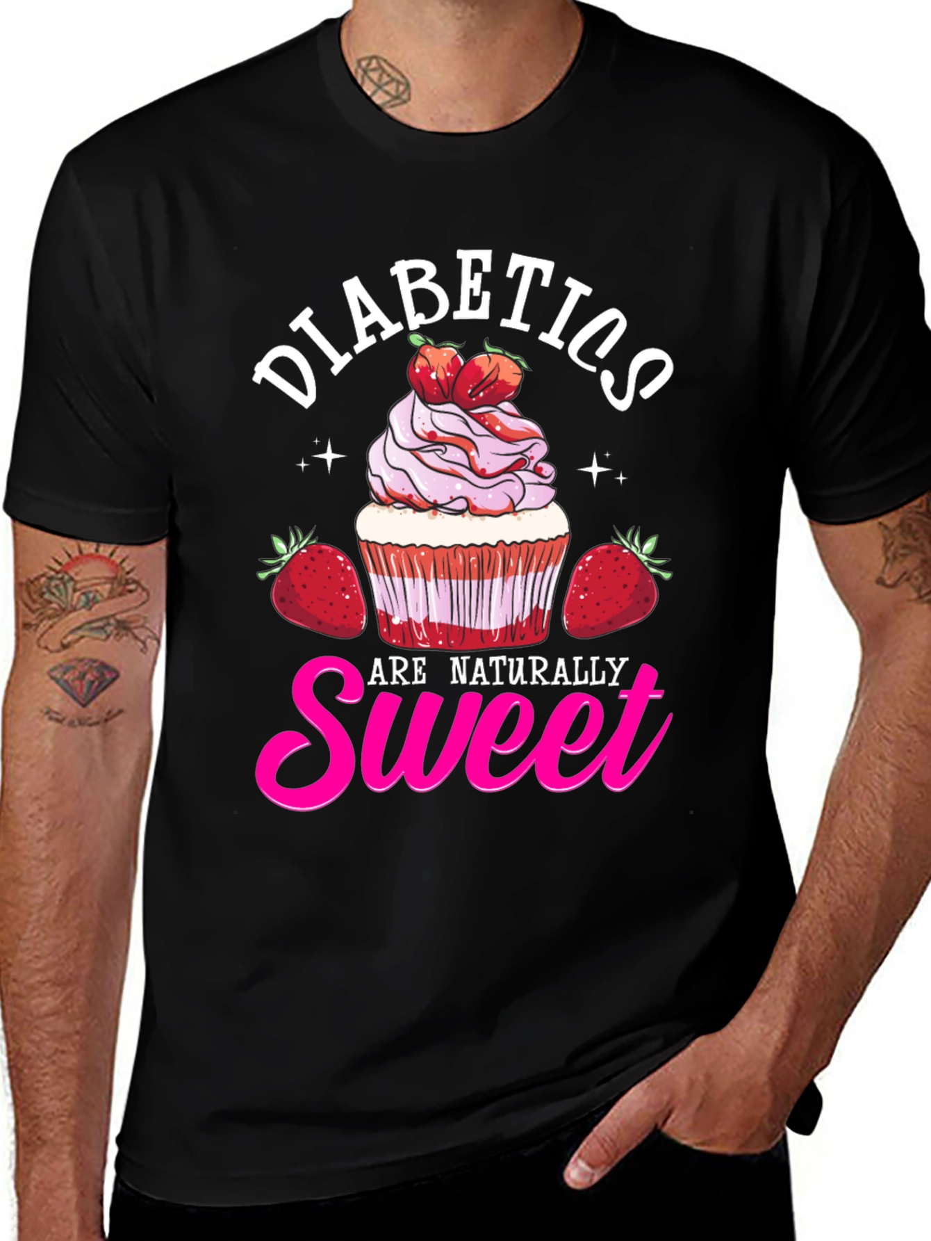 Variant 21 of Diabetics Are Naturally Sweet T-Shirt