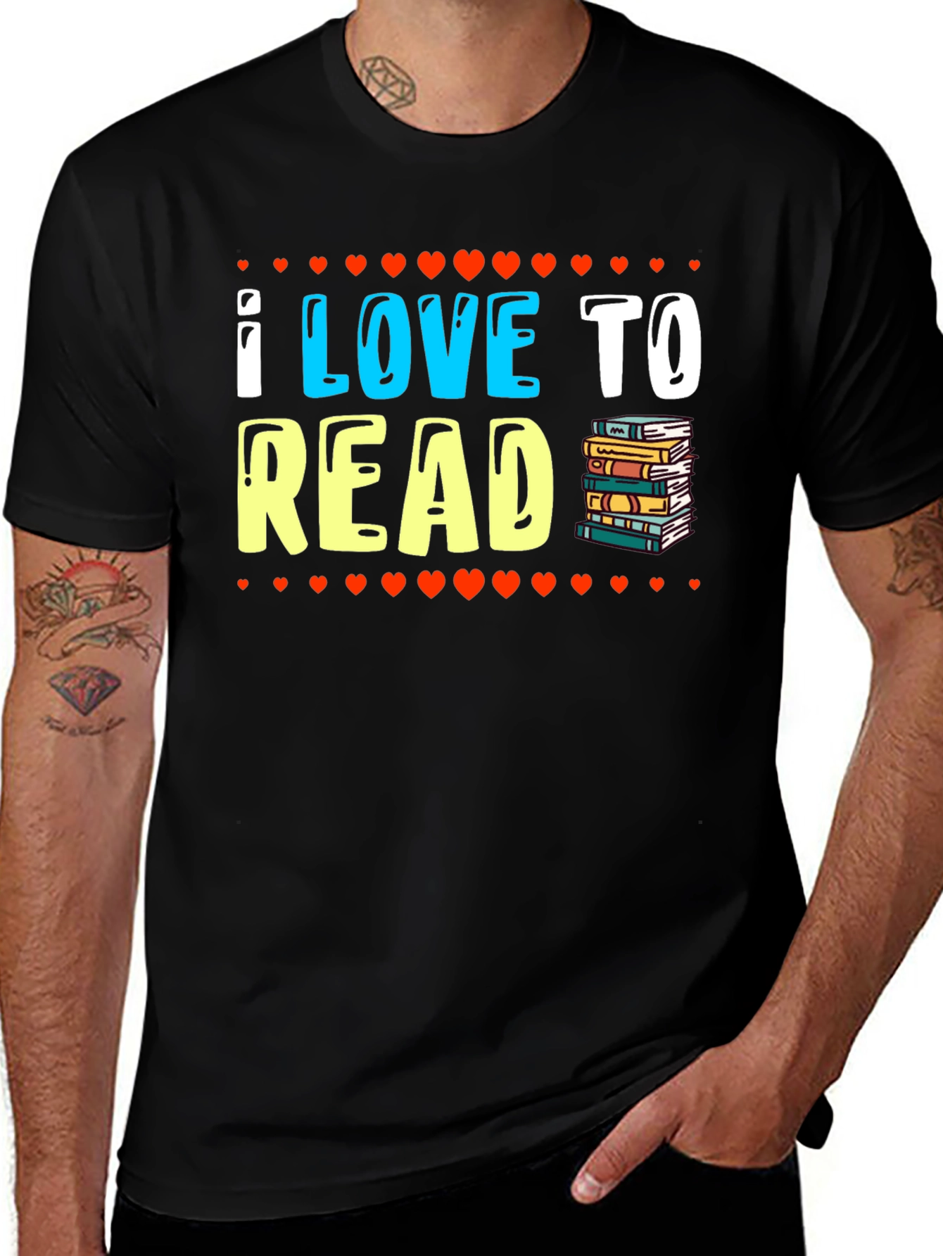 Variant 7 of I Love to Read Graphic Tee