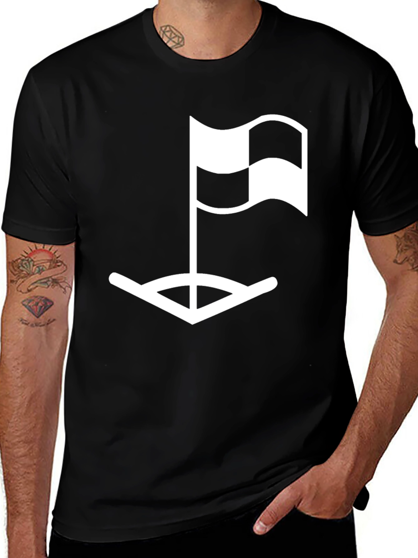 Variant 6 of Corner Flag Graphic T-Shirt - Soccer Fan Apparel