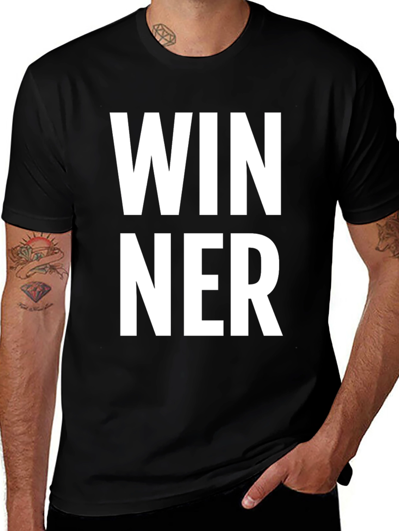 Winner Graphic Tee - Bold Statement T-Shirt