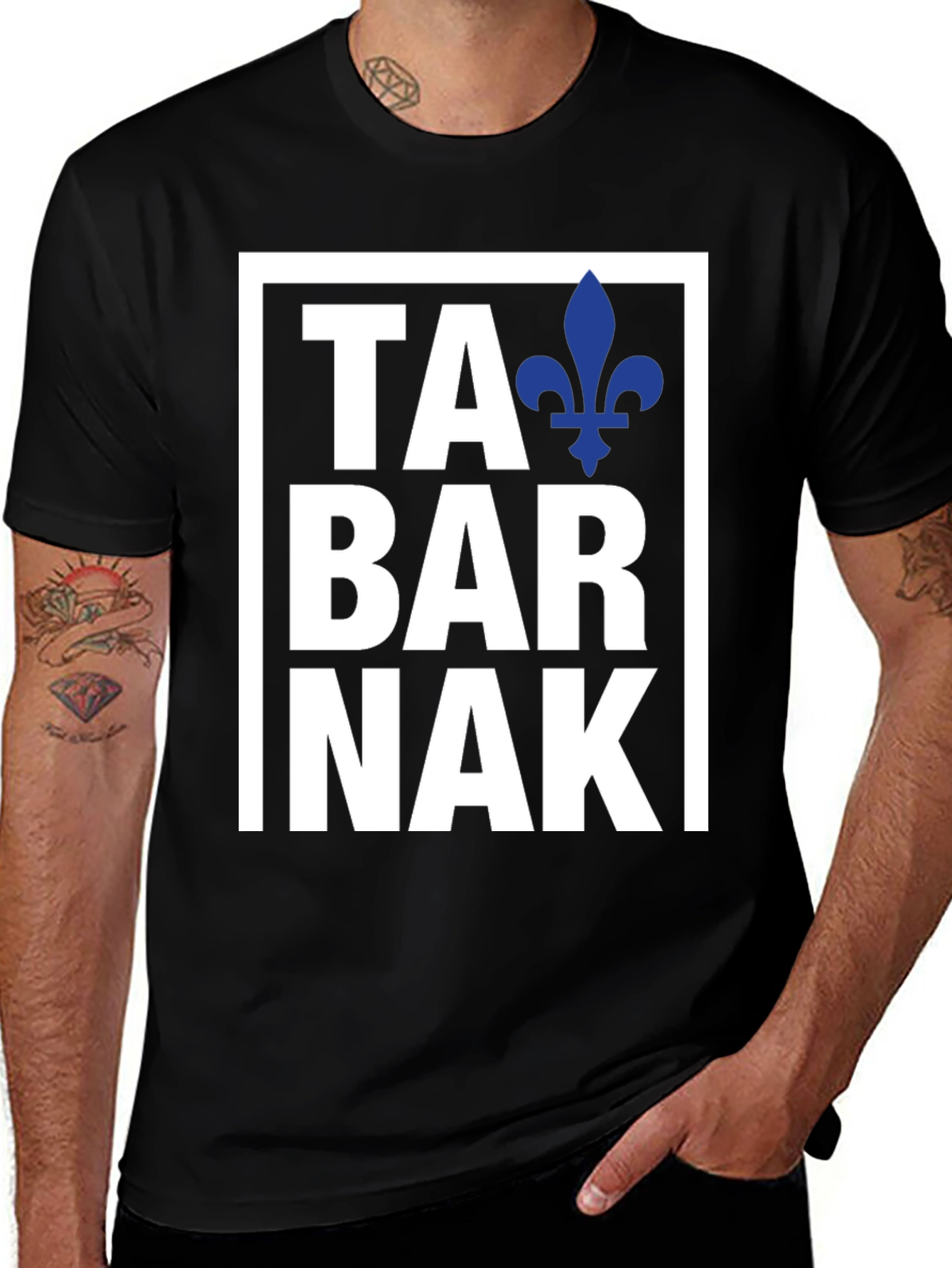 Tabarnak Fleur-de-Lis Graphic Tee