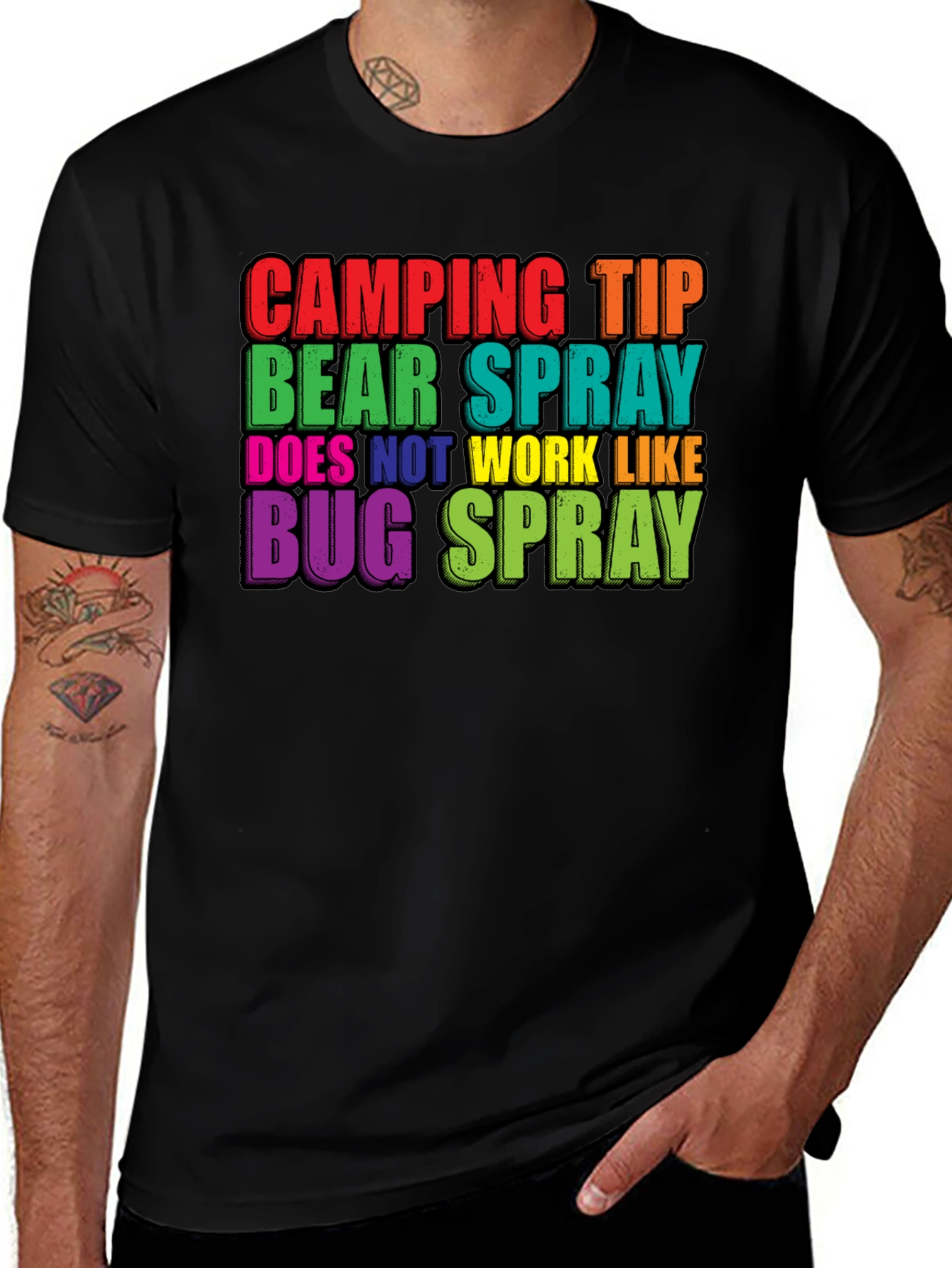 Camping Tip Bear Spray T-Shirt