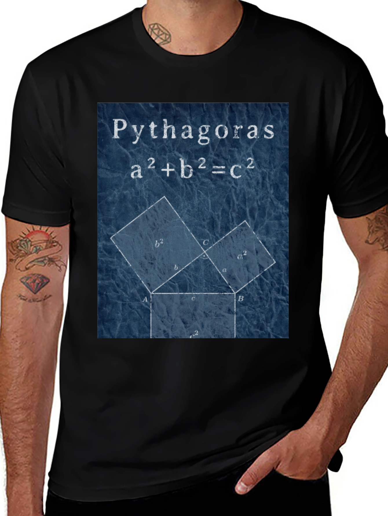 Pythagoras Theorem Graphic T-Shirt - Math Tee