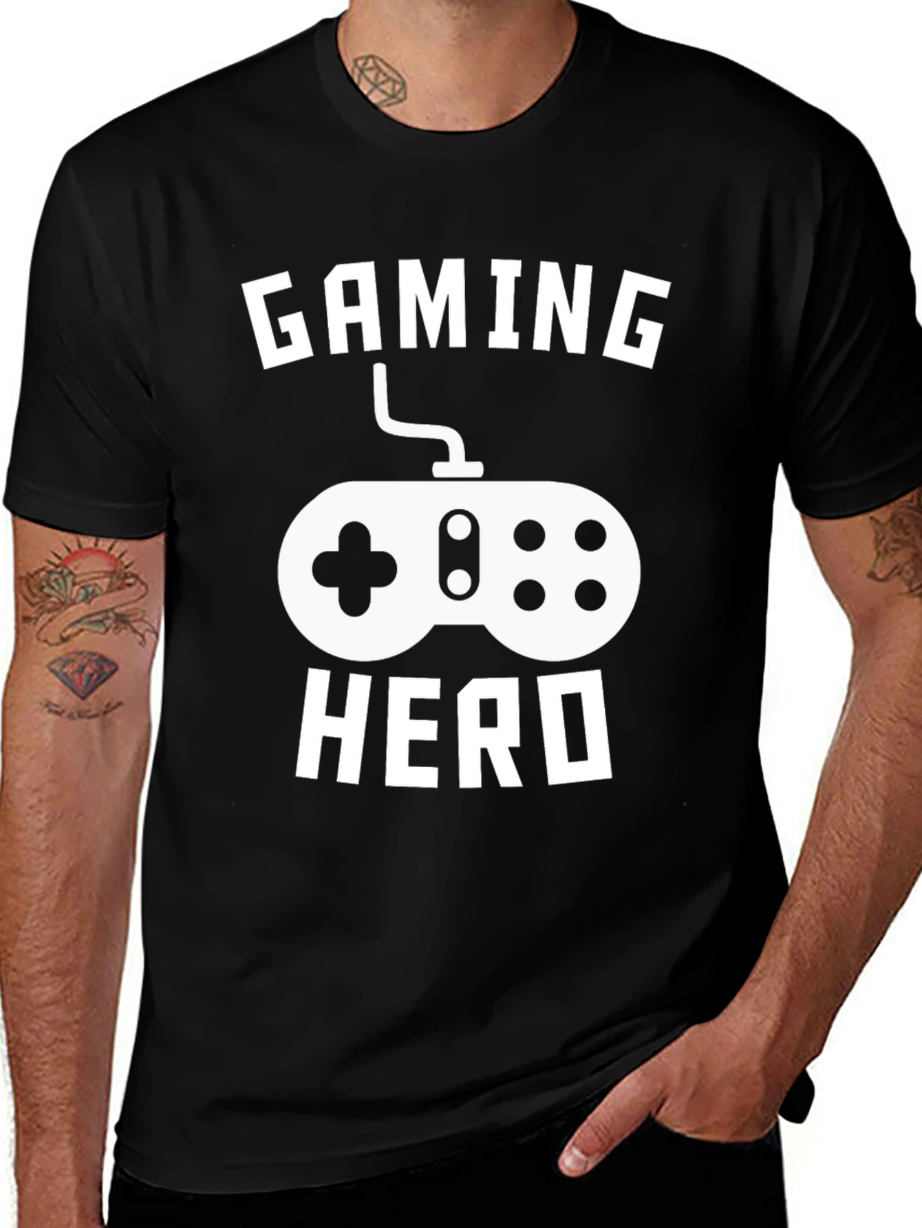 Variant 9 of Gaming Hero T-Shirt - Gamer Apparel
