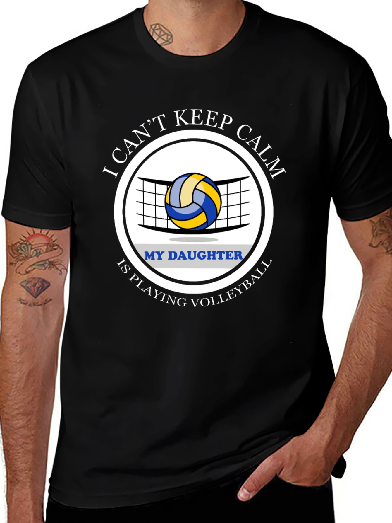 Variant 12 of Volleyball Daughter T-Shirt, Sport Fan Tee