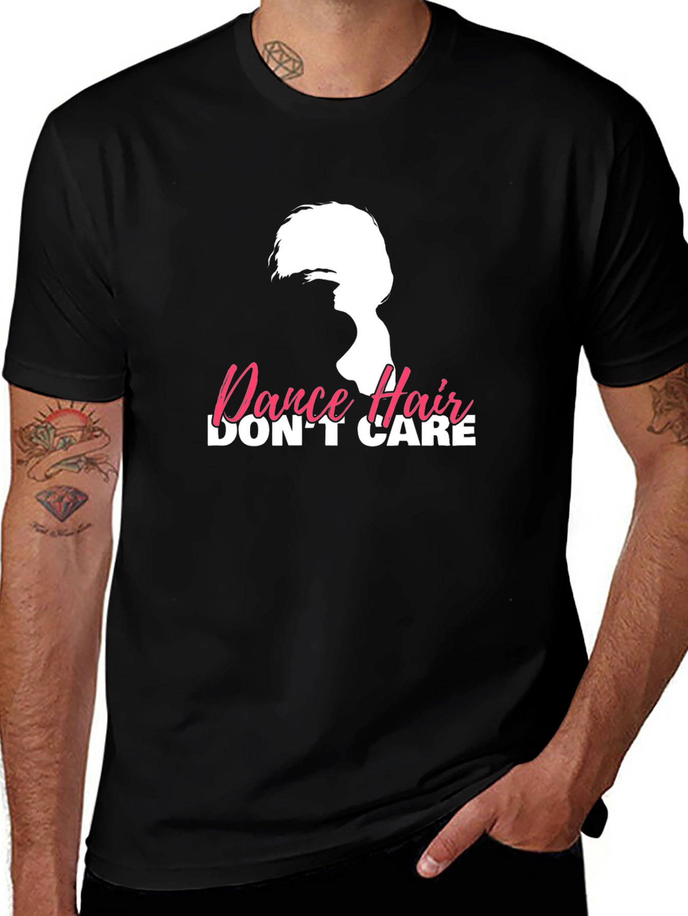 Variant 28 of Dance Hair Don't Care Tee