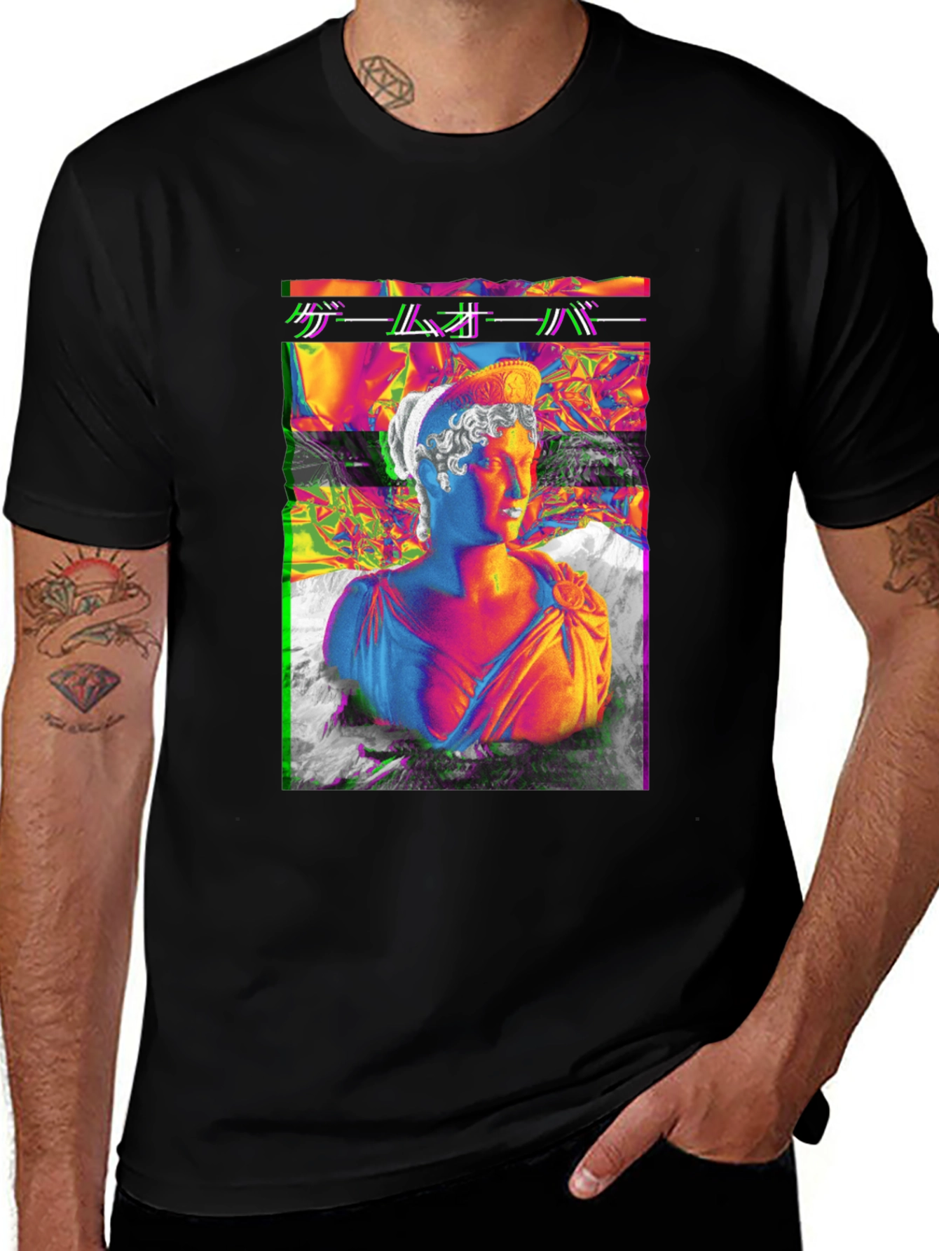Variant 8 of Game Over Vaporwave Aesthetic T-Shirt
