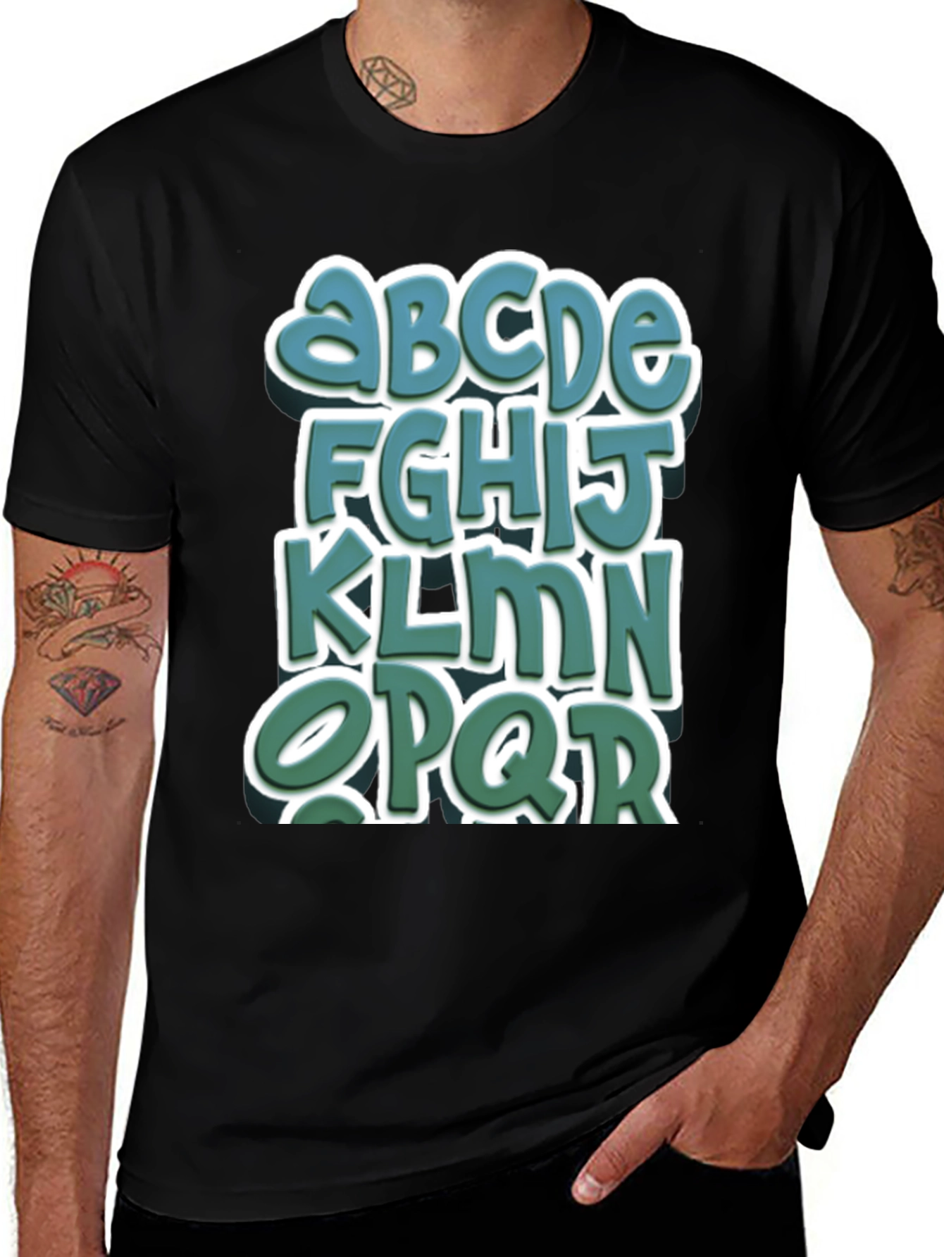 Variant 13 of Alphabet T-Shirt - Fun ABC Design