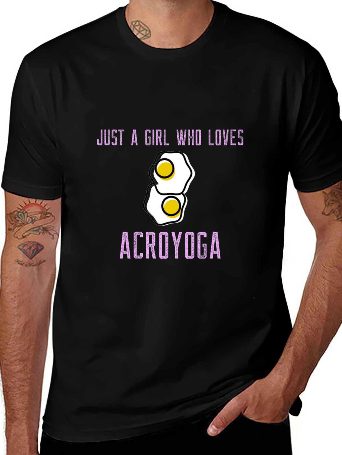 Just A Girl Who Loves Acroyoga T-Shirt