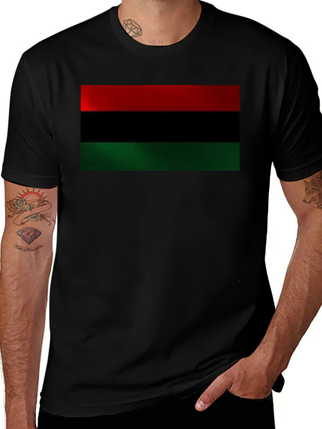 Pan-African Flag Tee - Black Pride T-Shirt