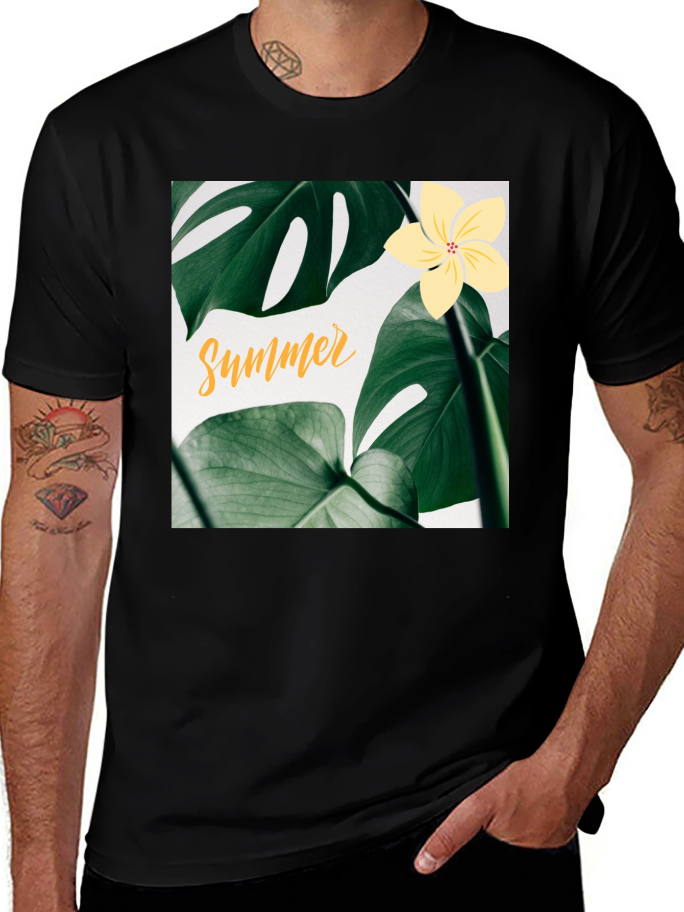 Tropical Summer T-Shirt - Stylish Graphic Tee