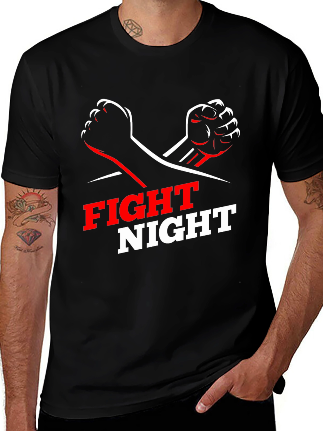 Variant 12 of Fight Night Graphic Tee - Boxing T-Shirt