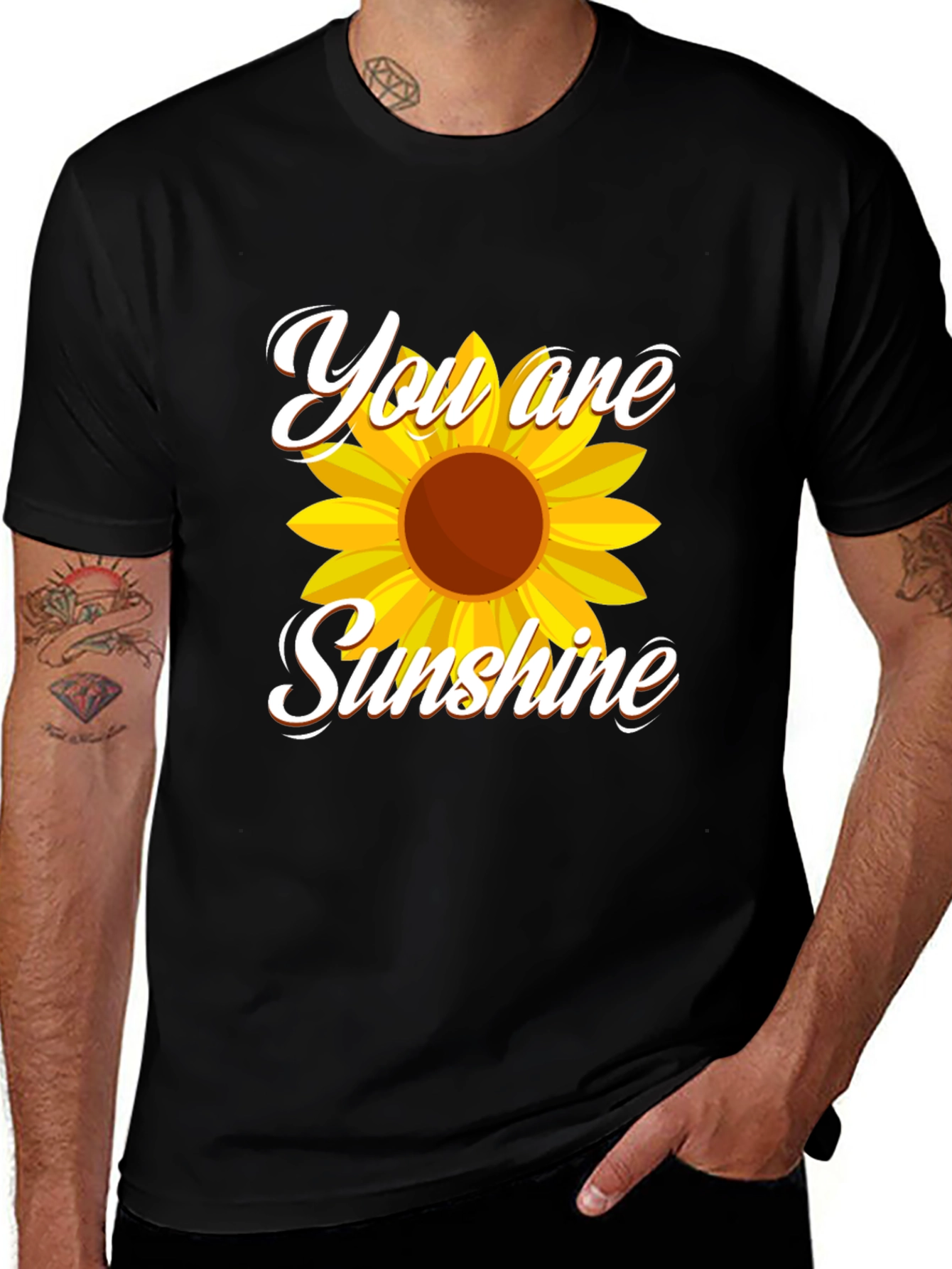 Variant 13 of You are Sunshine T-Shirt | Sunflower Graphic Tee