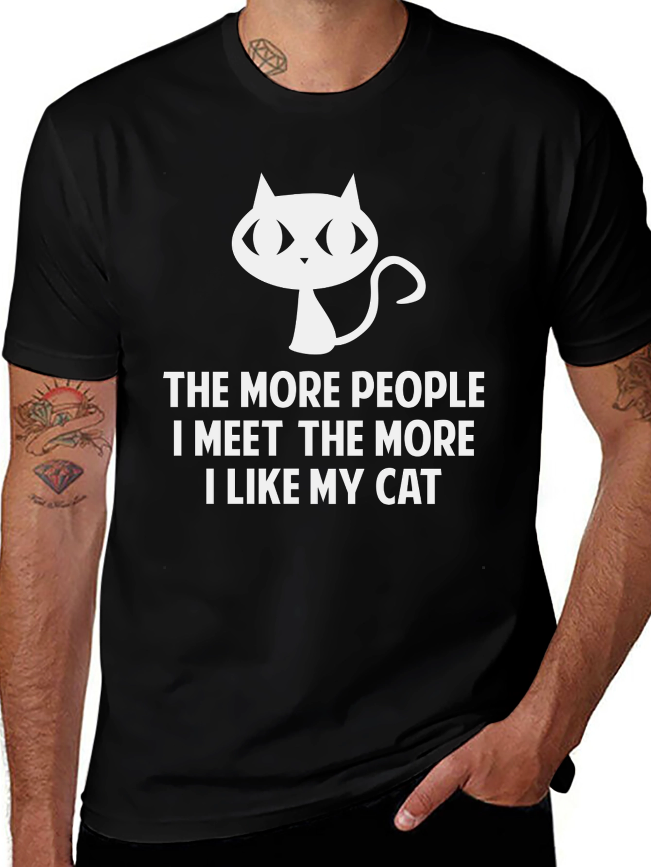 Variant 26 of Cat Lover T-Shirt - Funny Introvert Tee