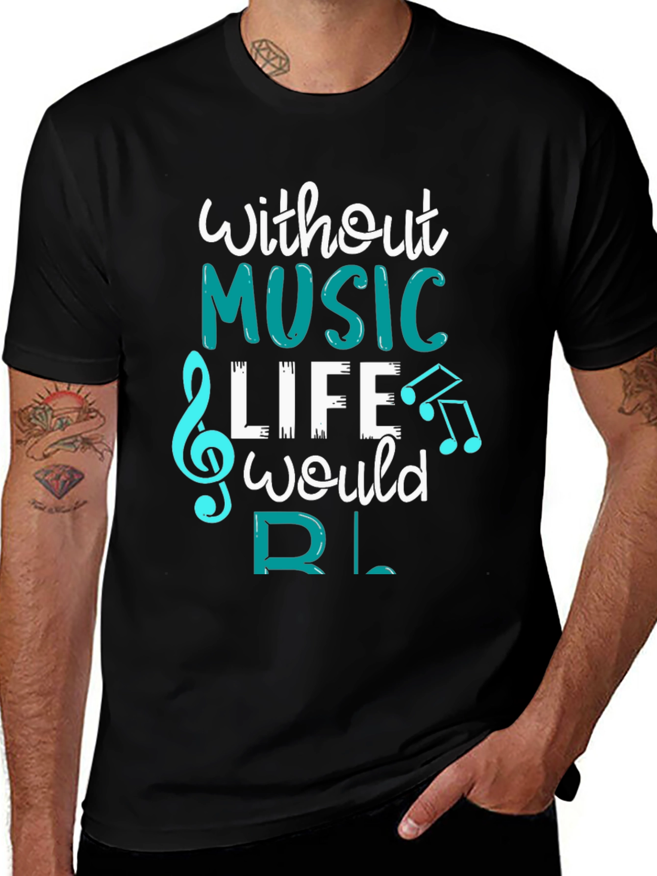 Variant 9 of Music Lover Graphic T-Shirt