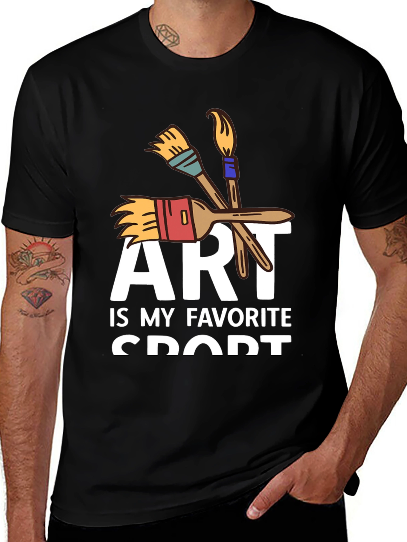 Variant 20 of Art Is My Favorite Sport T-Shirt