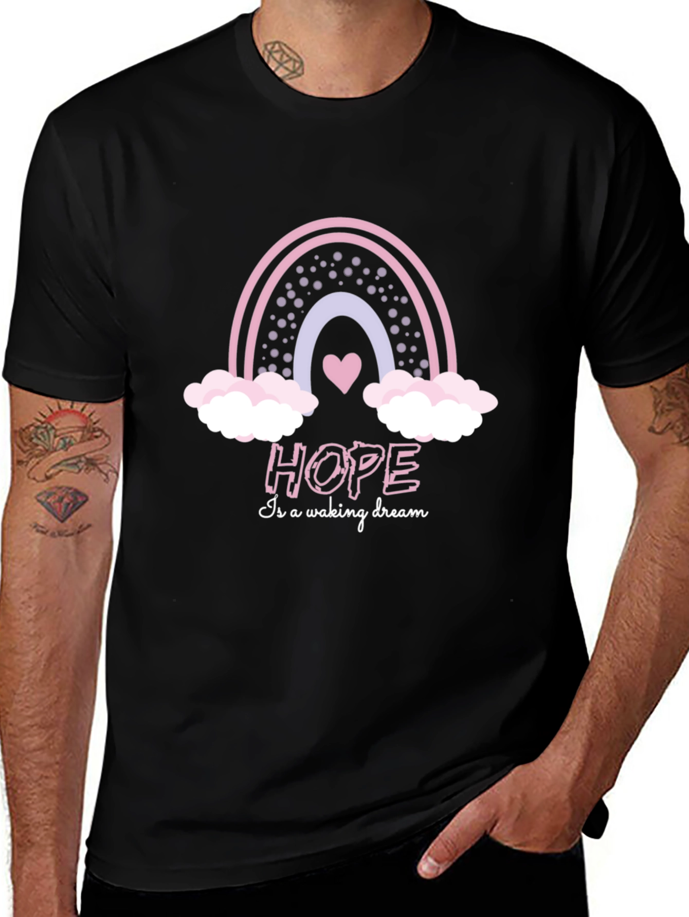 Variant 6 of Hope is a Waking Dream Rainbow T-Shirt