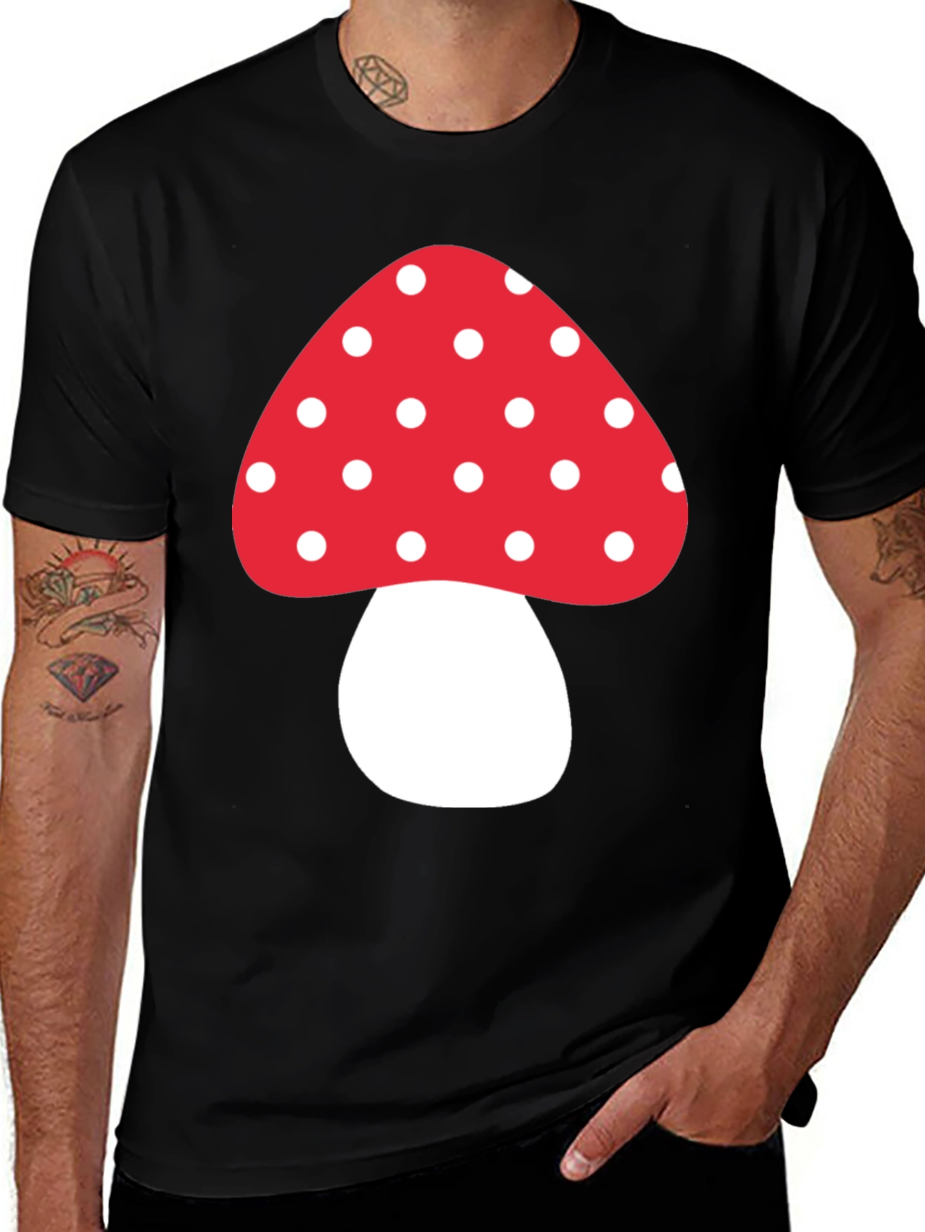 Mushroom Graphic Tee - Fun, Stylish Casual Wear