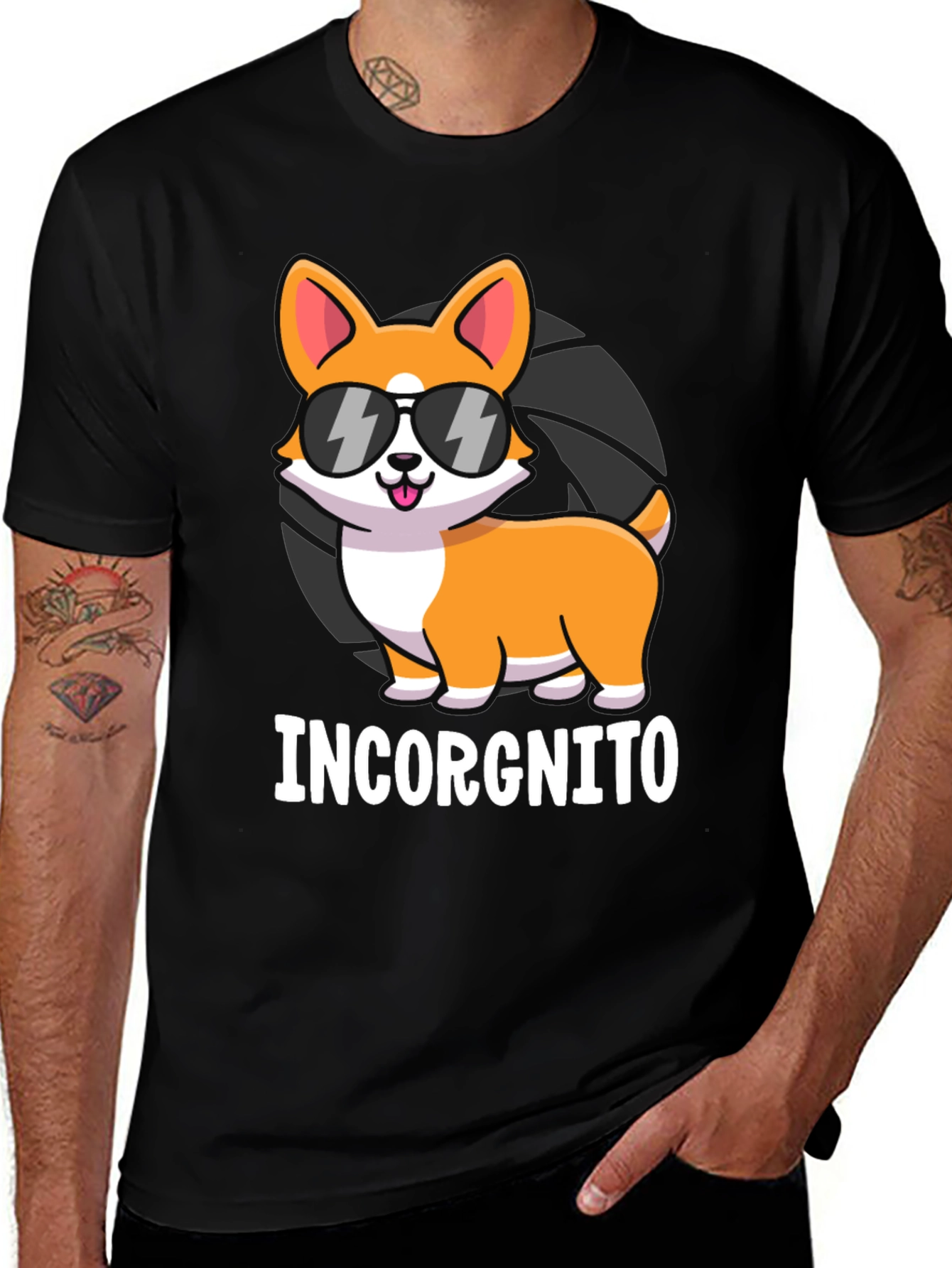 Variant 26 of Incorgnito Corgi Graphic T-Shirt
