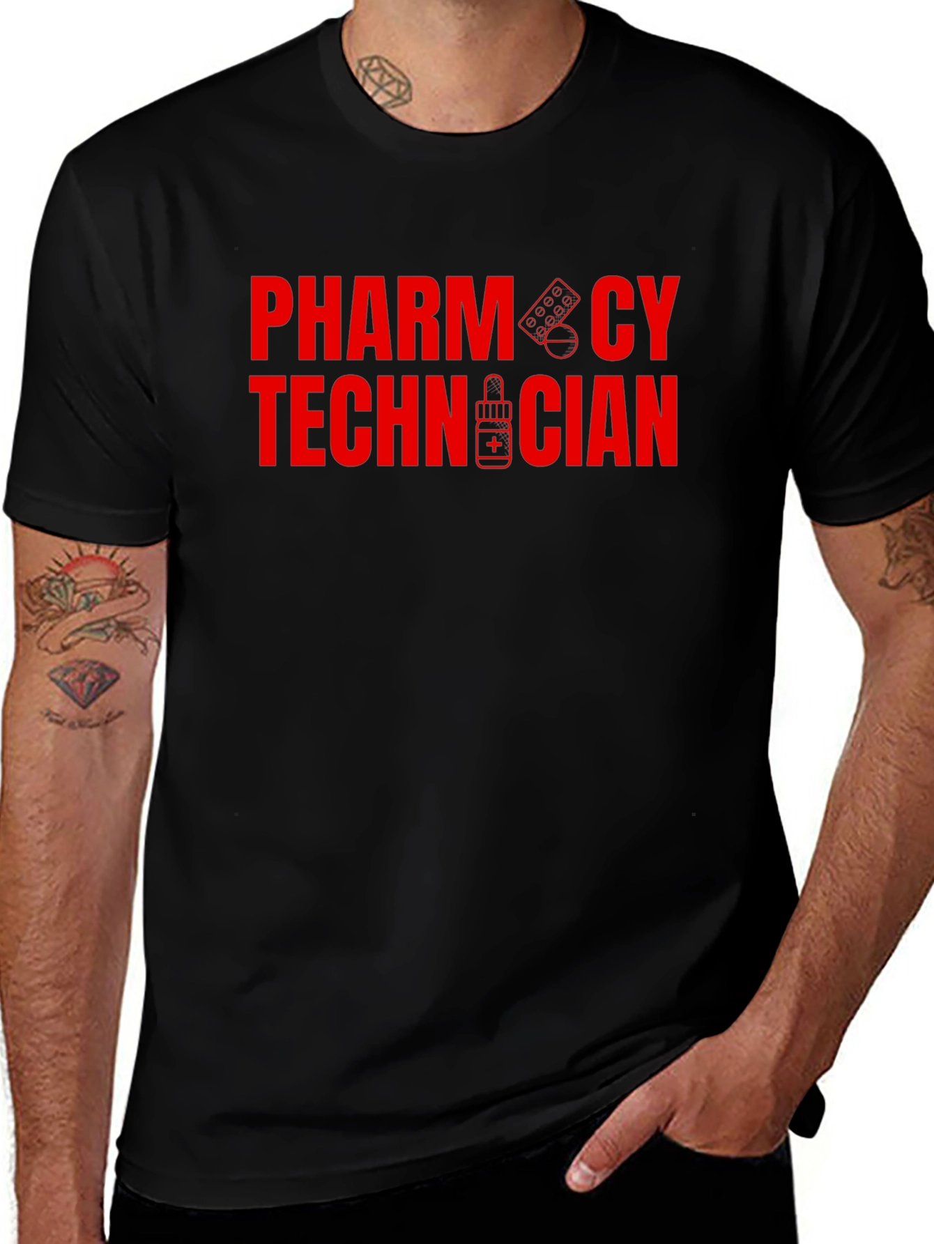Variant 8 of Pharmacy Technician Graphic Tee