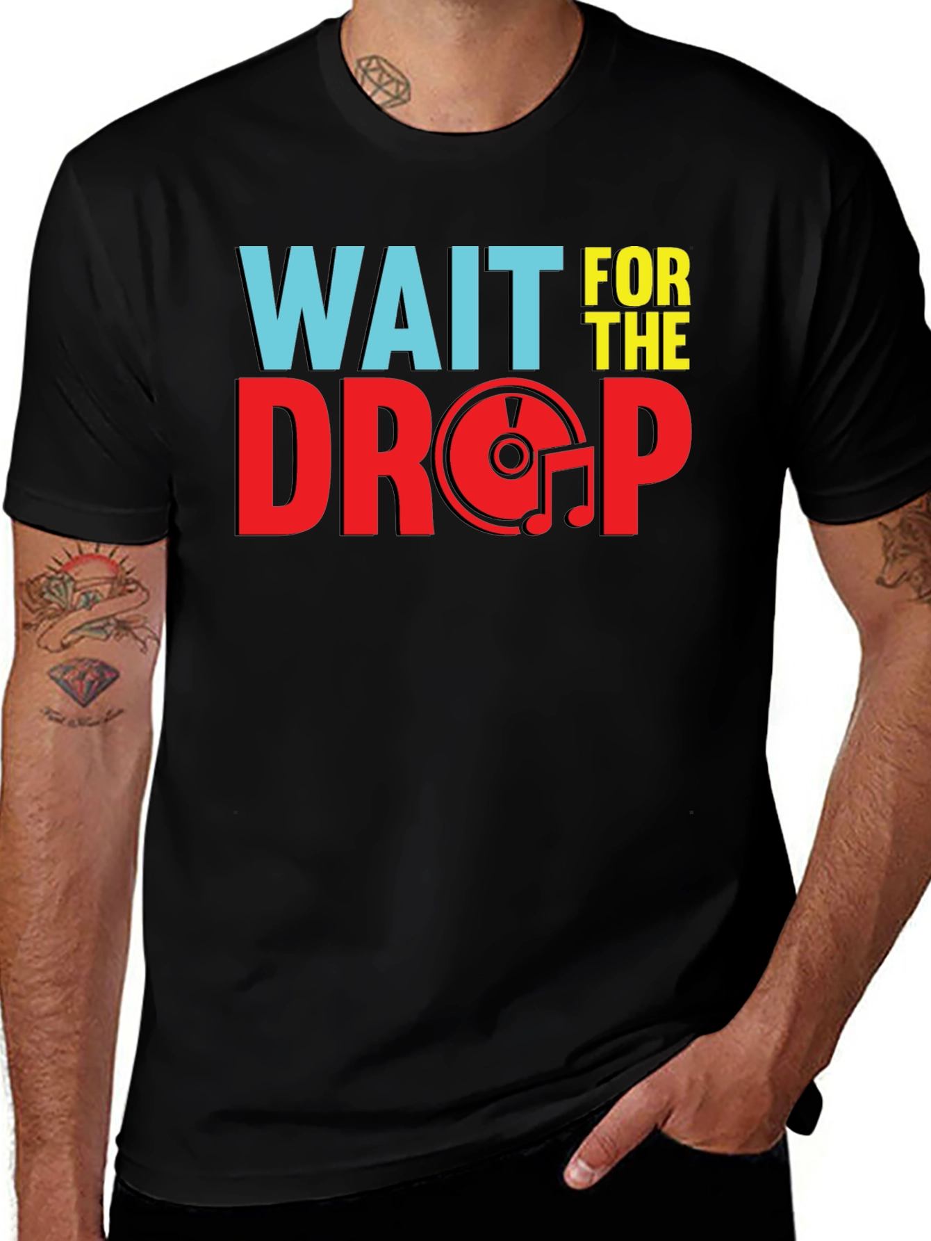 Variant 3 of Wait For The Drop Graphic Tee