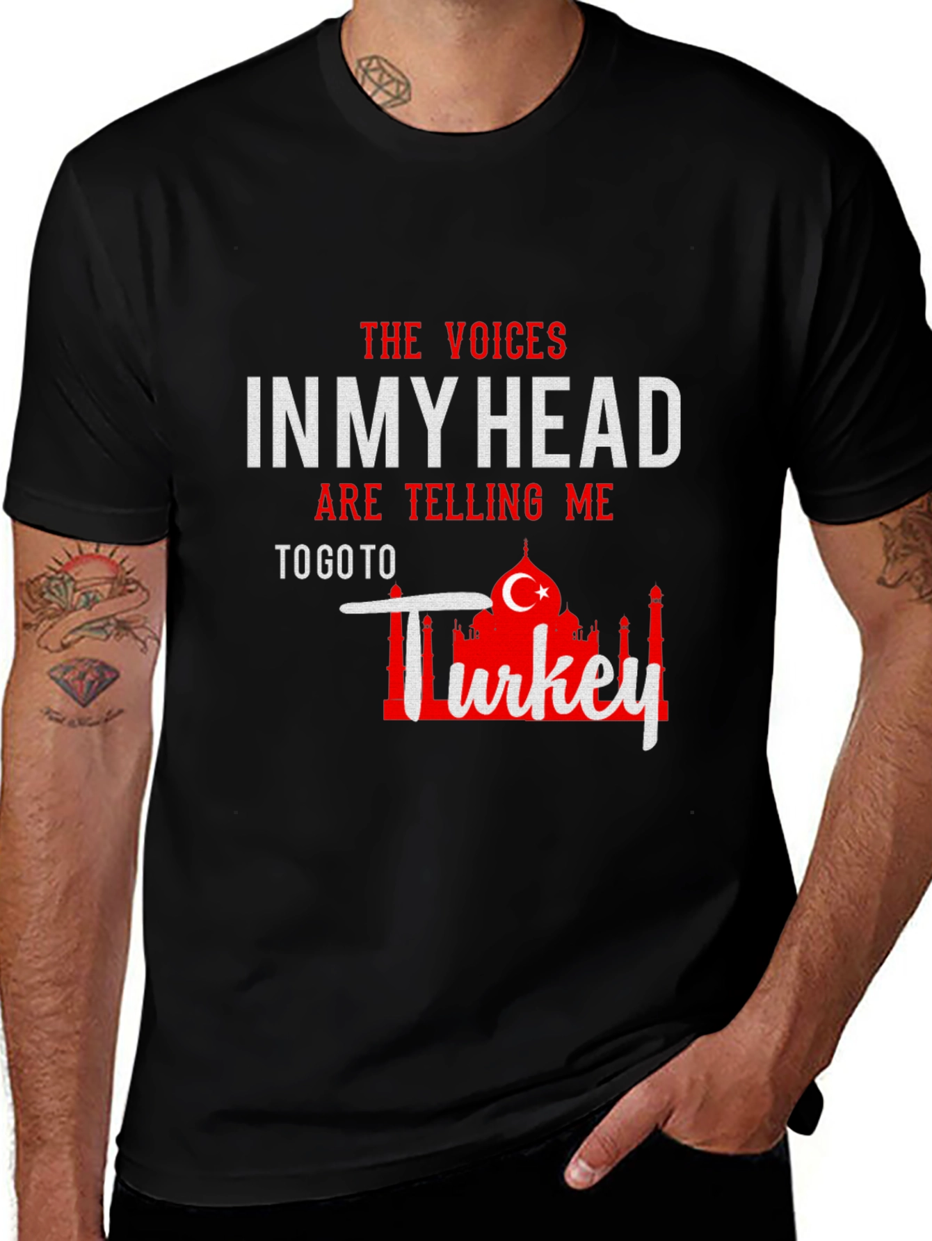 Variant 5 of Turkey Calling T-Shirt - Travel Destination Tee