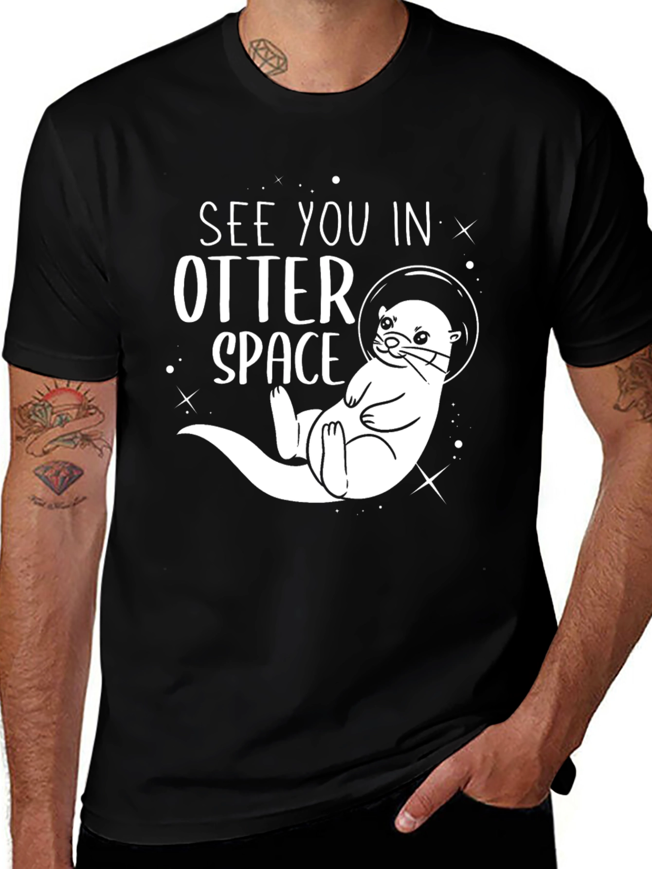 Variant 24 of See You In Otter Space Graphic Tee